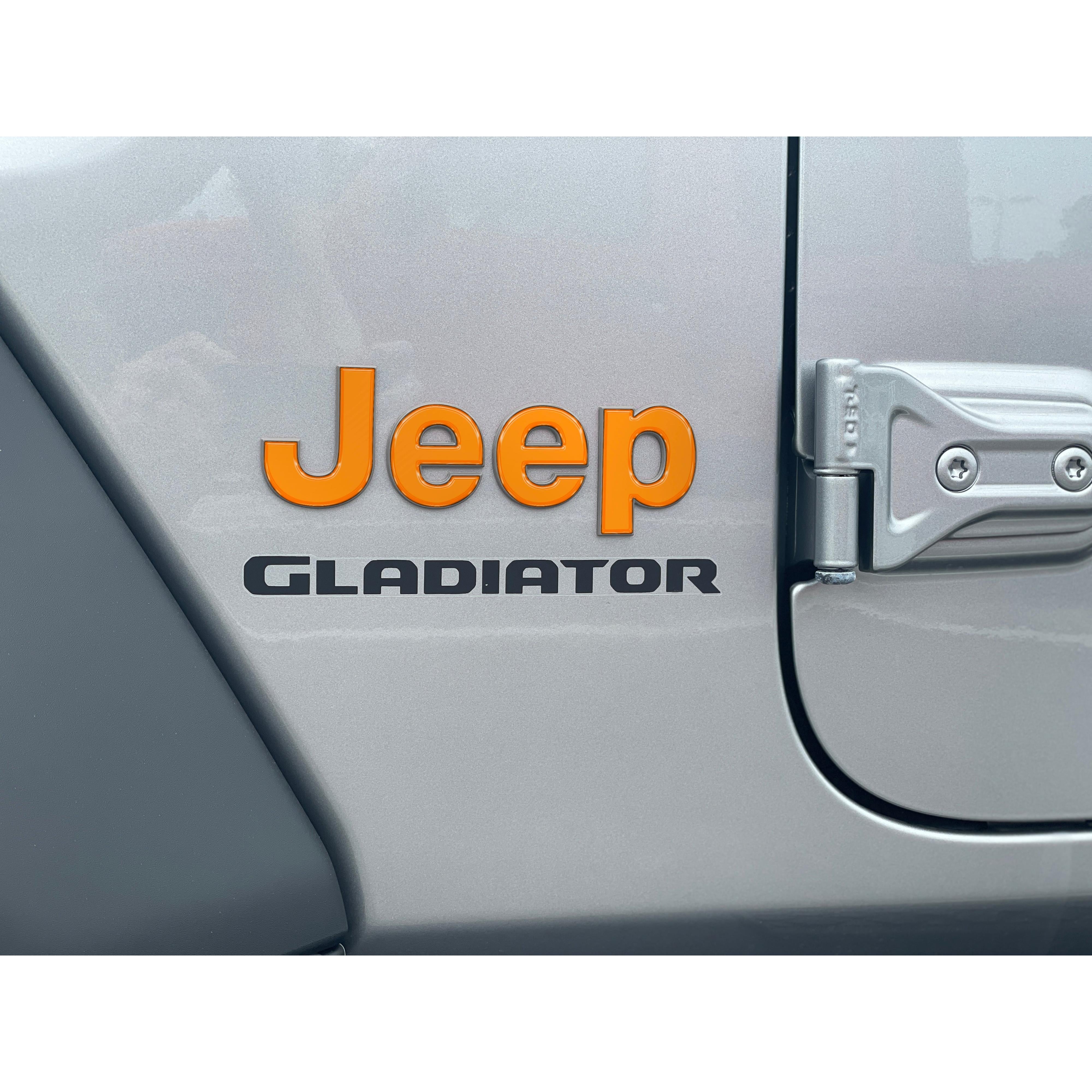 Driver & Passenger Side Emblem Overlays Fits 2019-2026 Jeep Gladiator