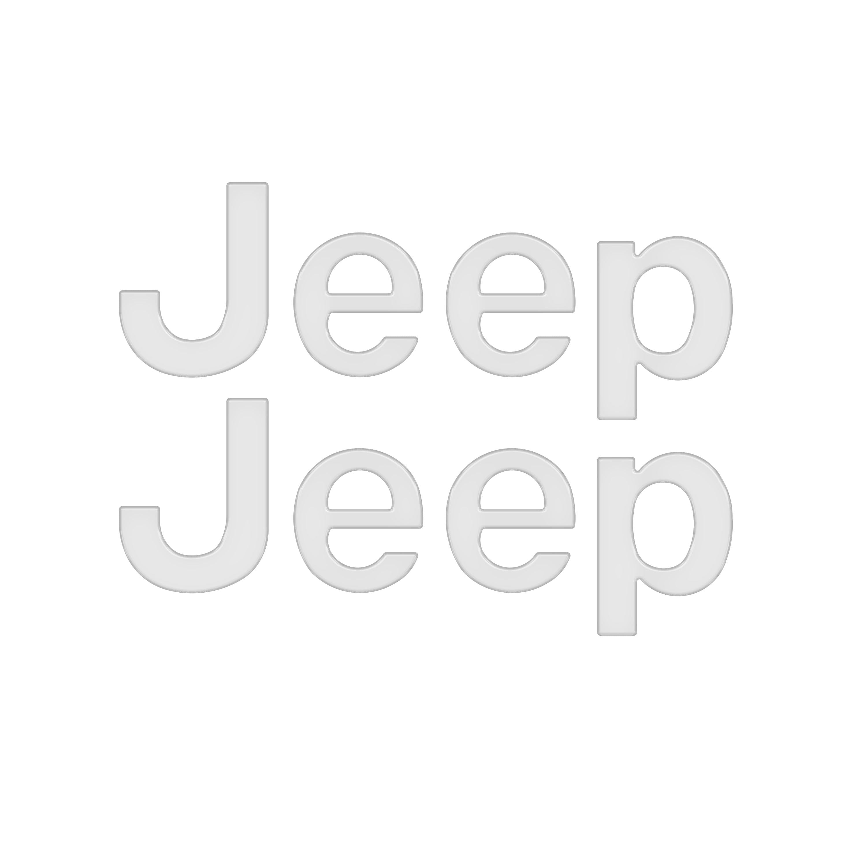 Driver & Passenger Side Emblem Overlays Fits 2019-2026 Jeep Gladiator