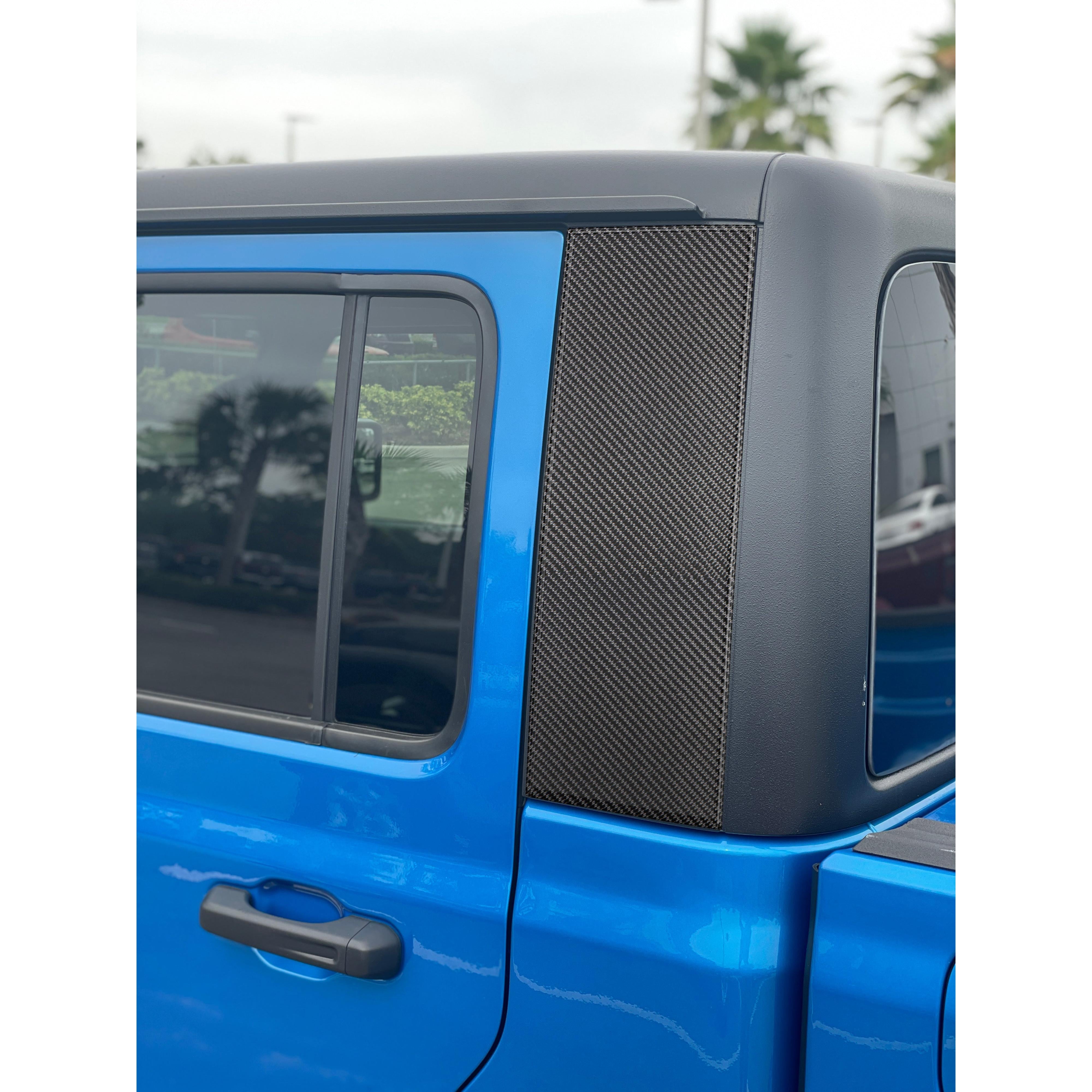 C Pillar Accent Overlays Fits 2019-2026 Jeep Gladiator