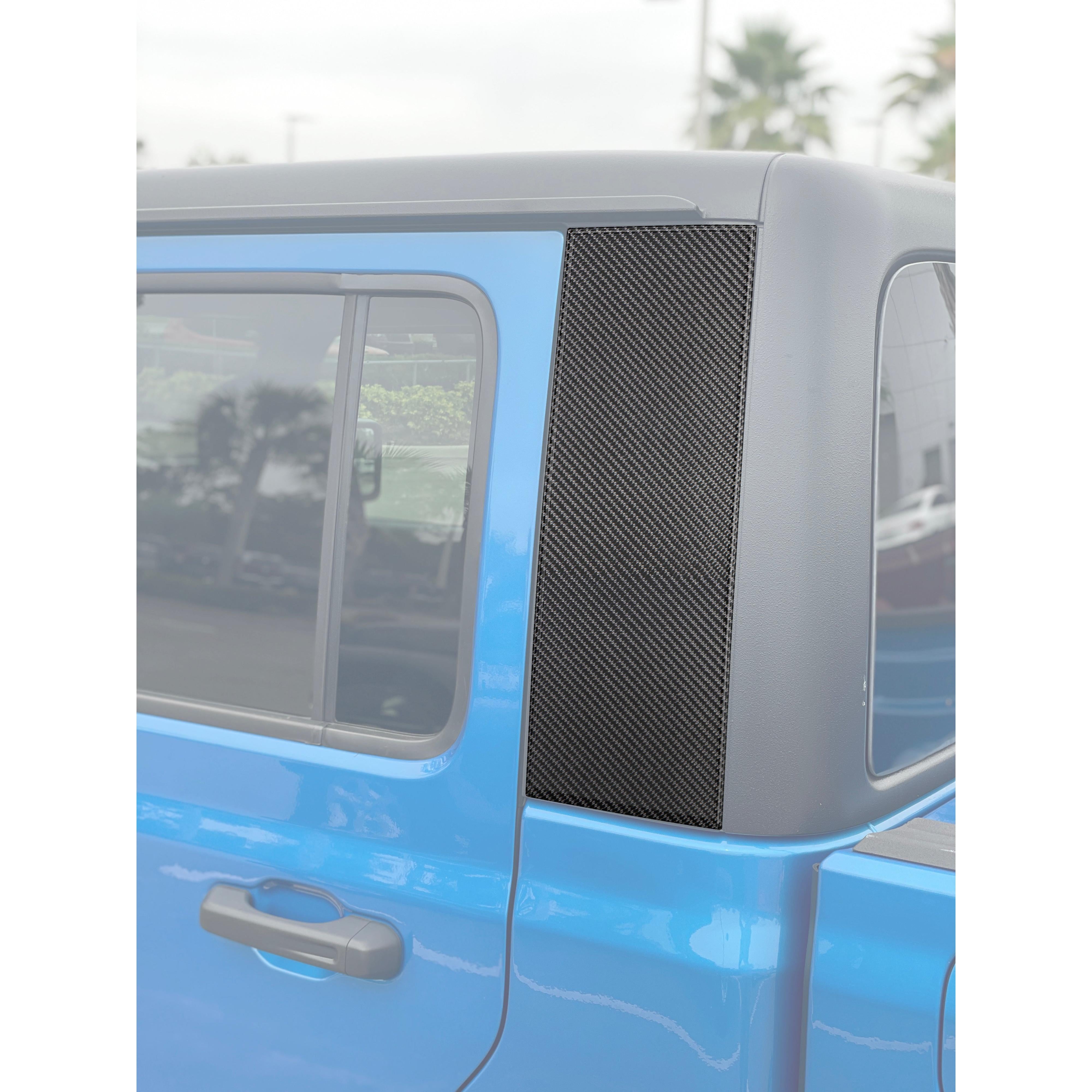 C Pillar Accent Overlays Fits 2019-2026 Jeep Gladiator