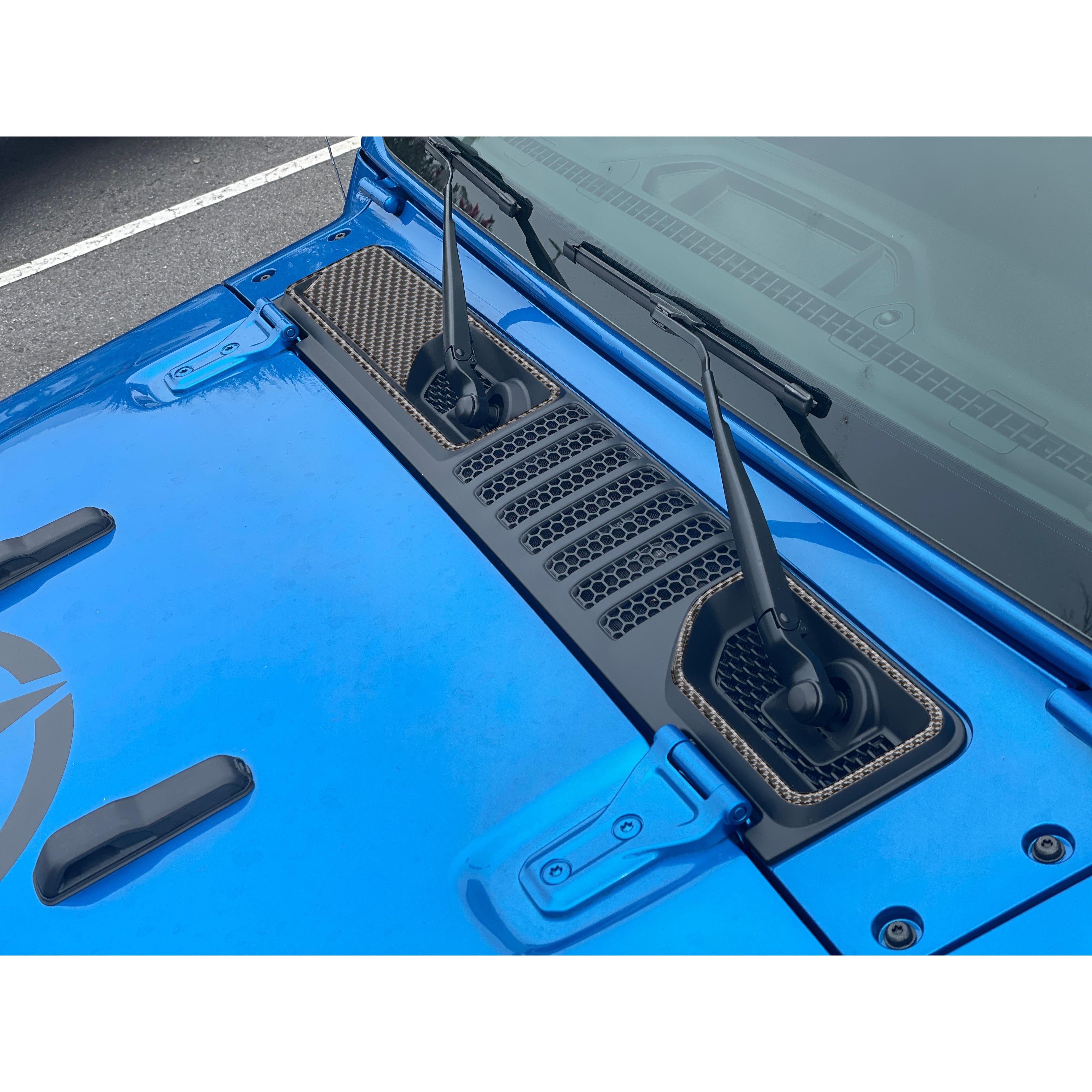 Center Cowl Accent Overlays Fits 2019-2026 Jeep Gladiator
