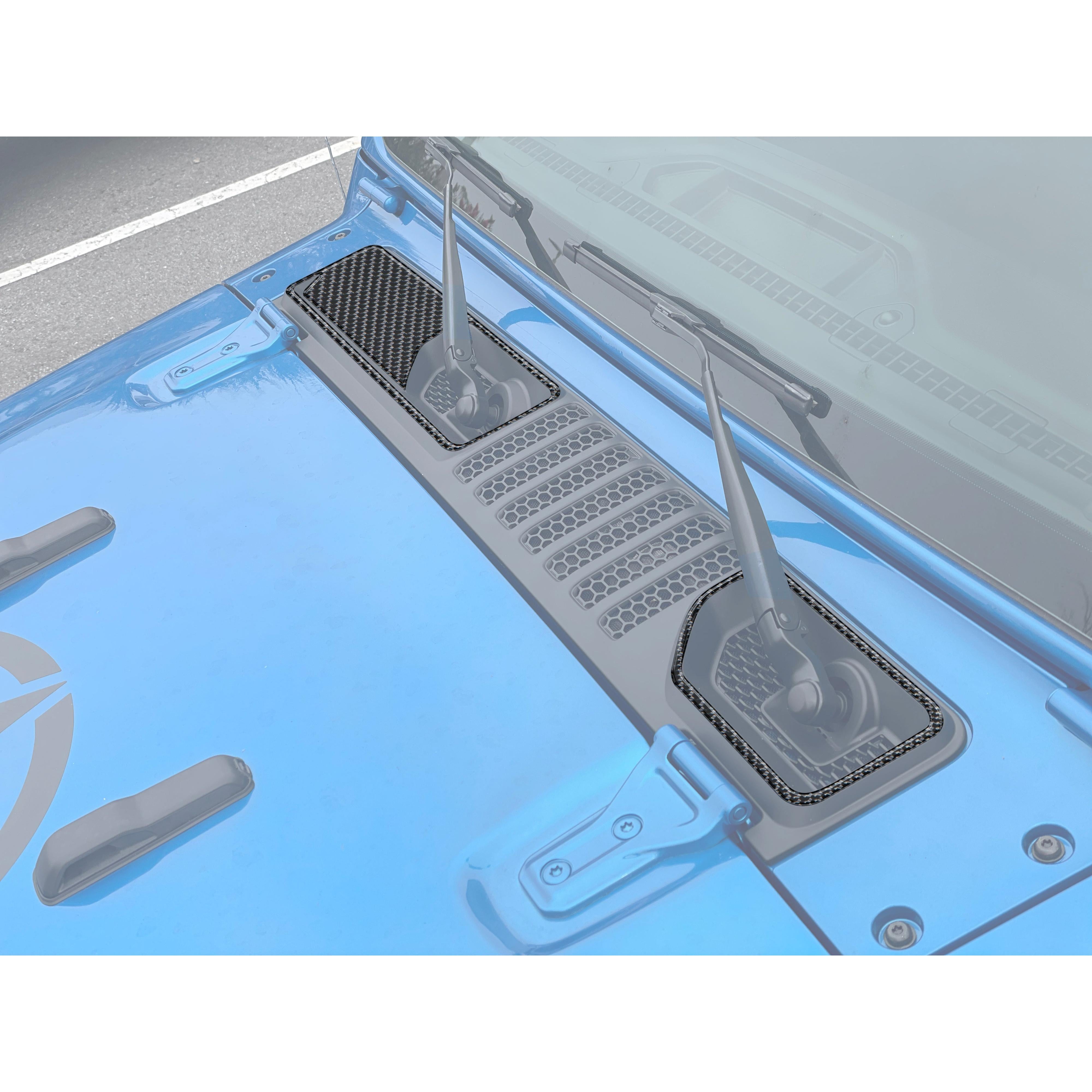 Center Cowl Accent Overlays Fits 2019-2026 Jeep Gladiator