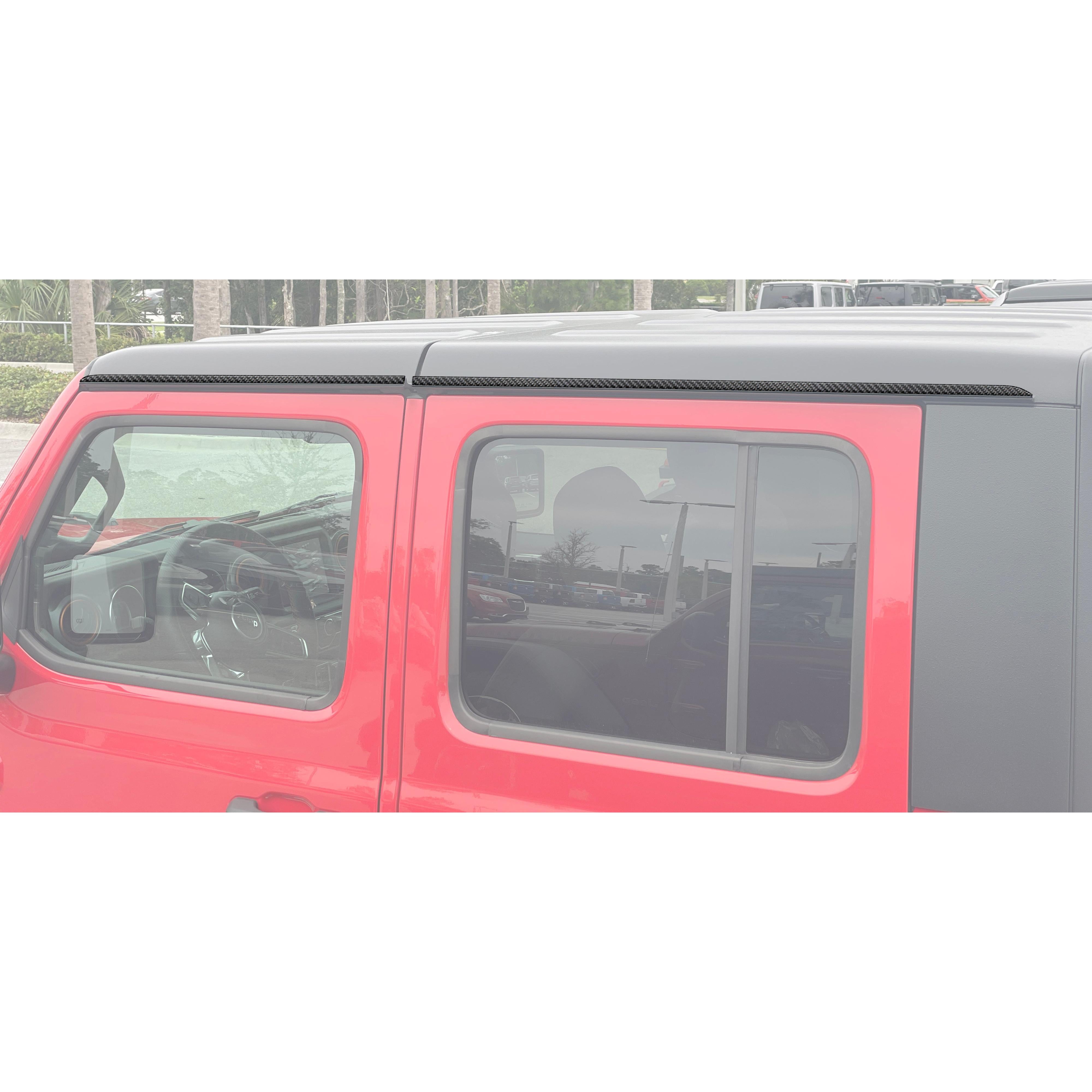 Side Roof Accent Overlays Fits 2019-2026 Jeep Gladiator