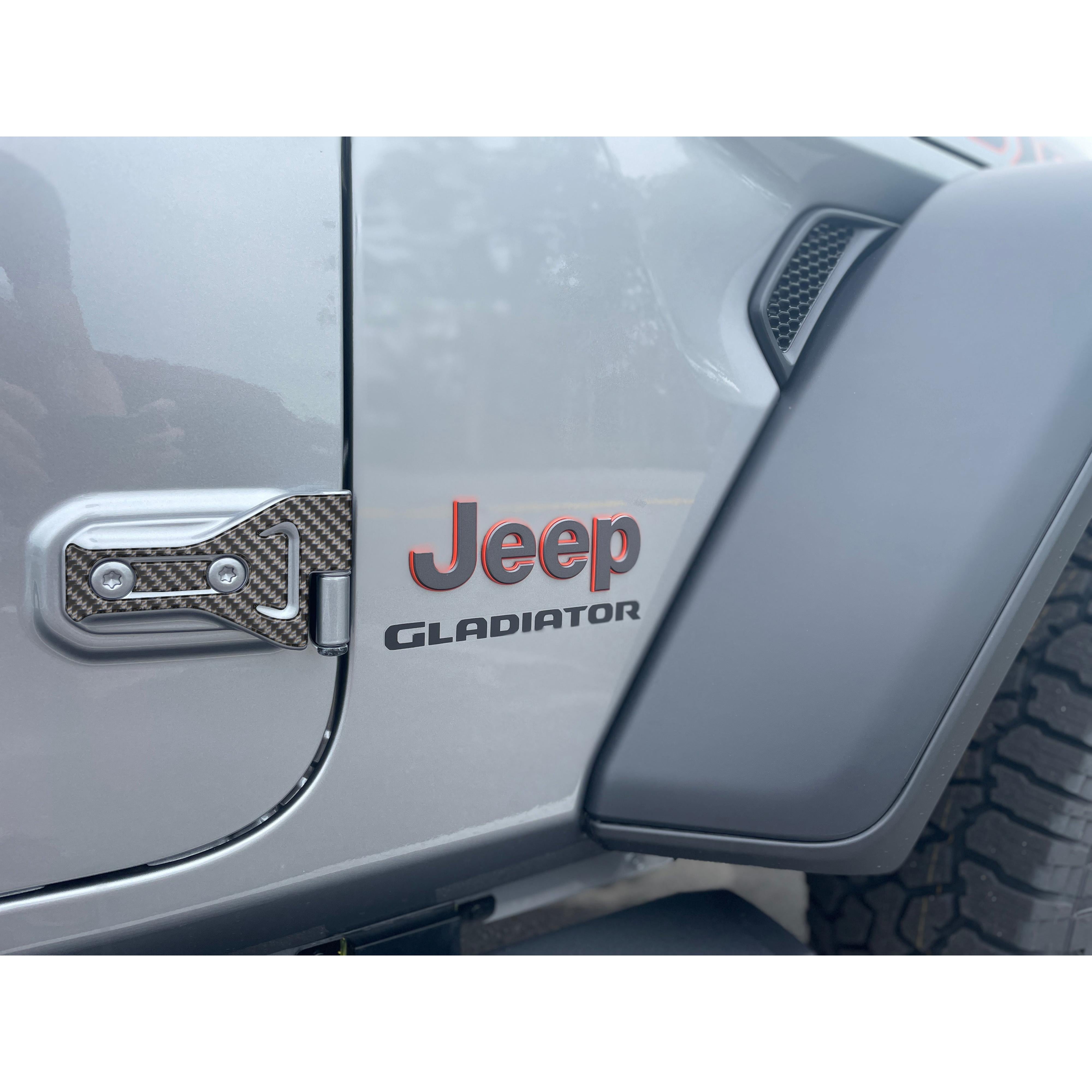 Door Hinge Overlays Fits 2019-2026 Jeep Gladiator
