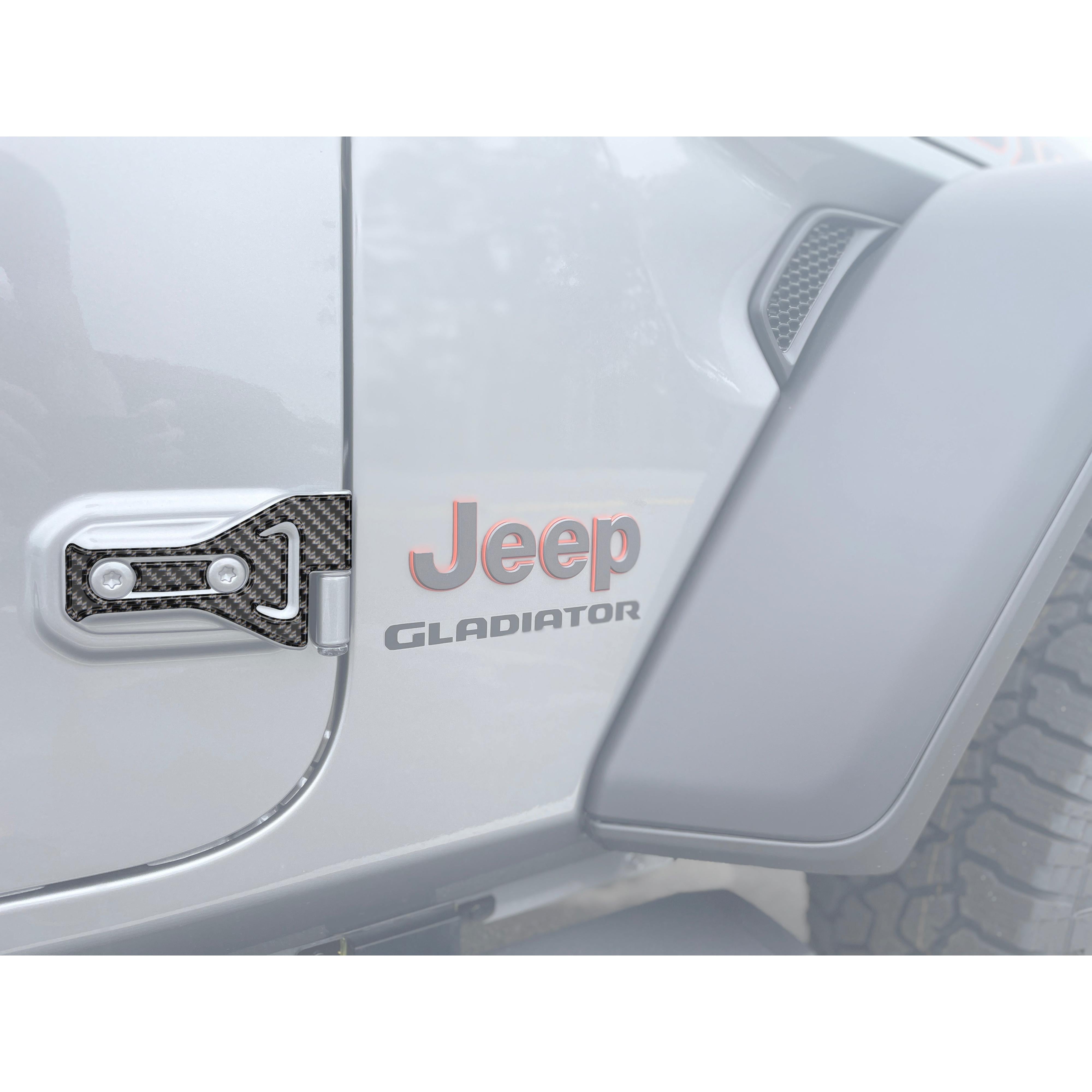 Door Hinge Overlays Fits 2019-2026 Jeep Gladiator