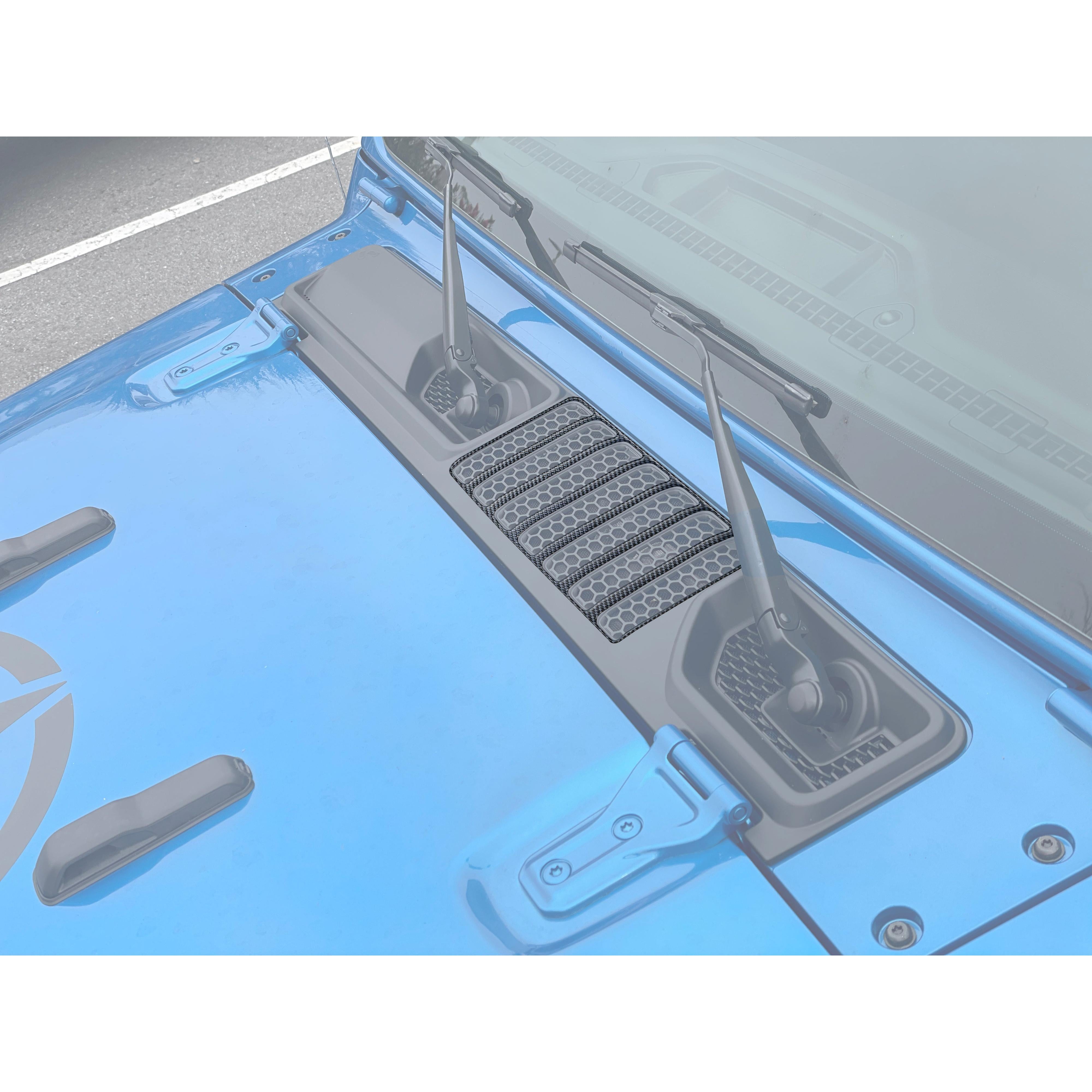 Upper Cowl Center Vent Overlay Fits 2019-2026 Jeep Gladiator