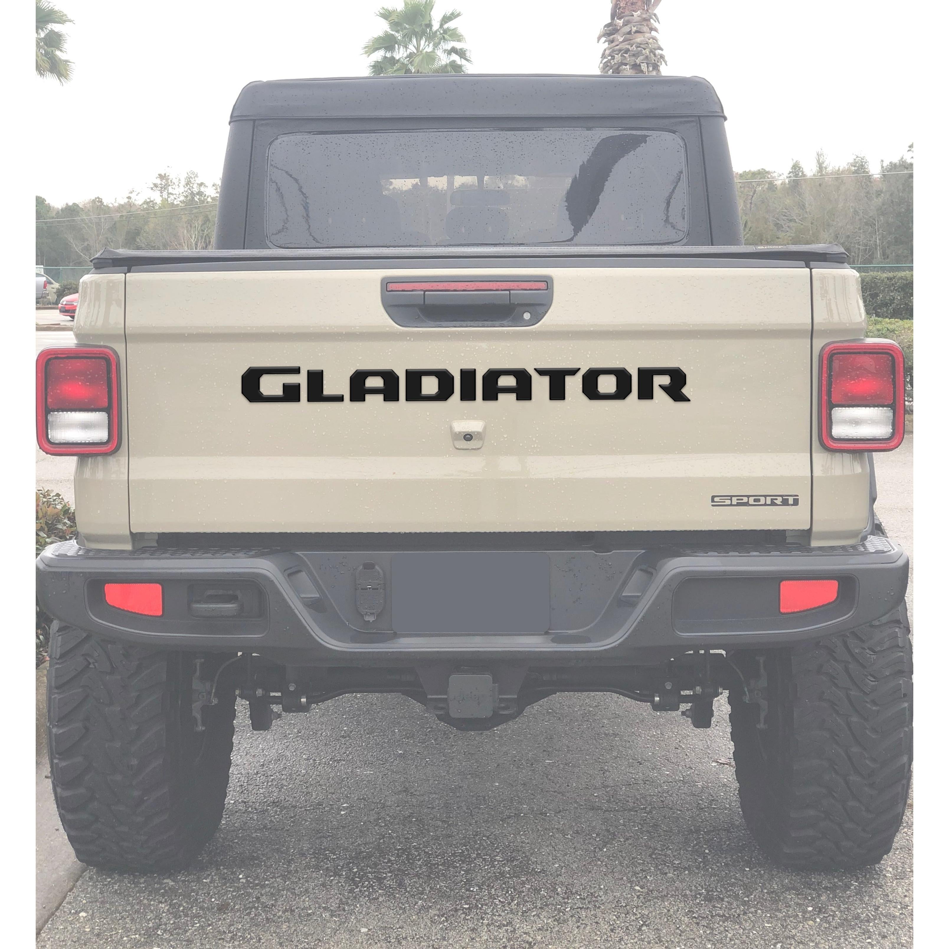Tailgate Letter Replacement Overlays Fits 2020-2026 Jeep Gladiator