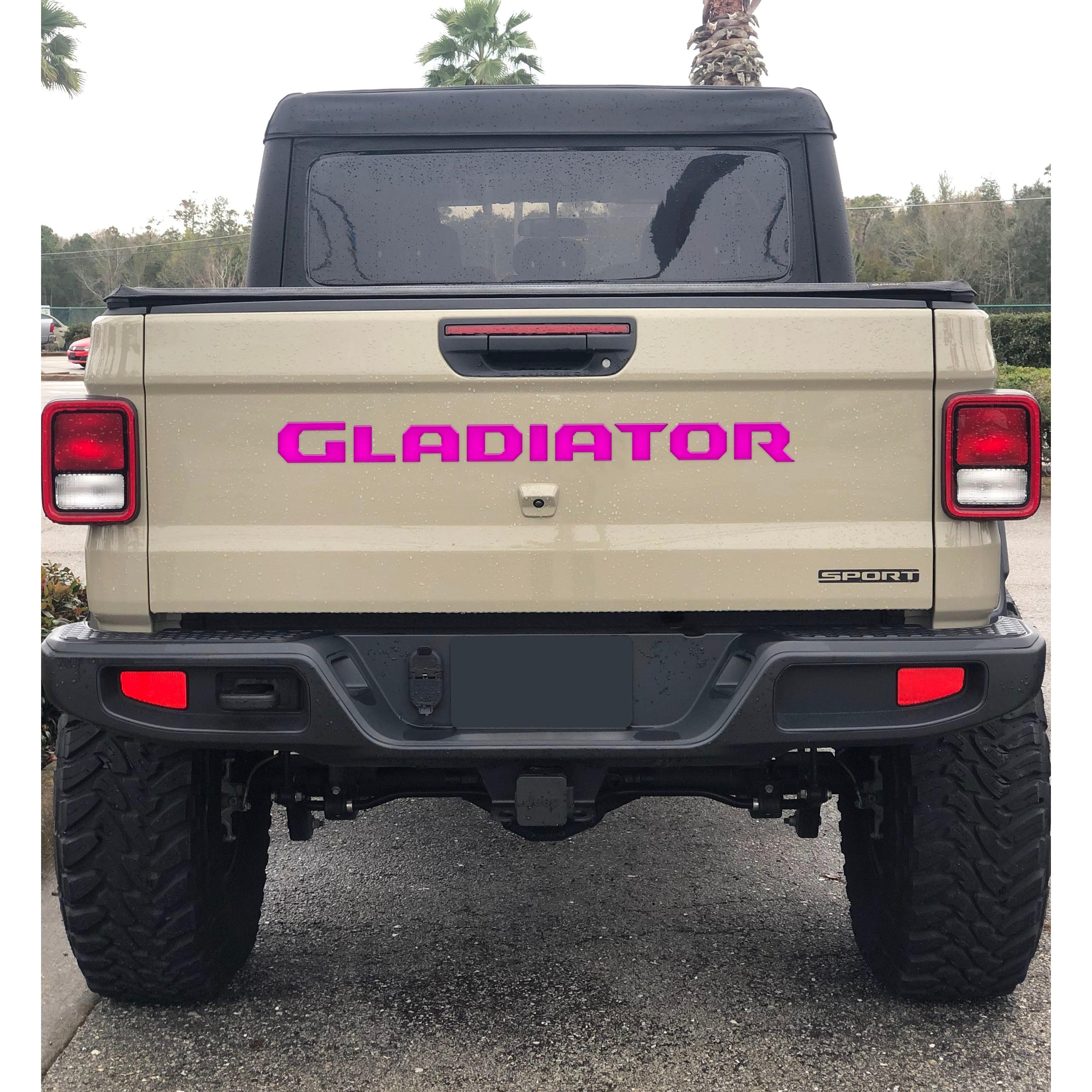 Tailgate Letter Replacement Overlays Fits 2020-2026 Jeep Gladiator