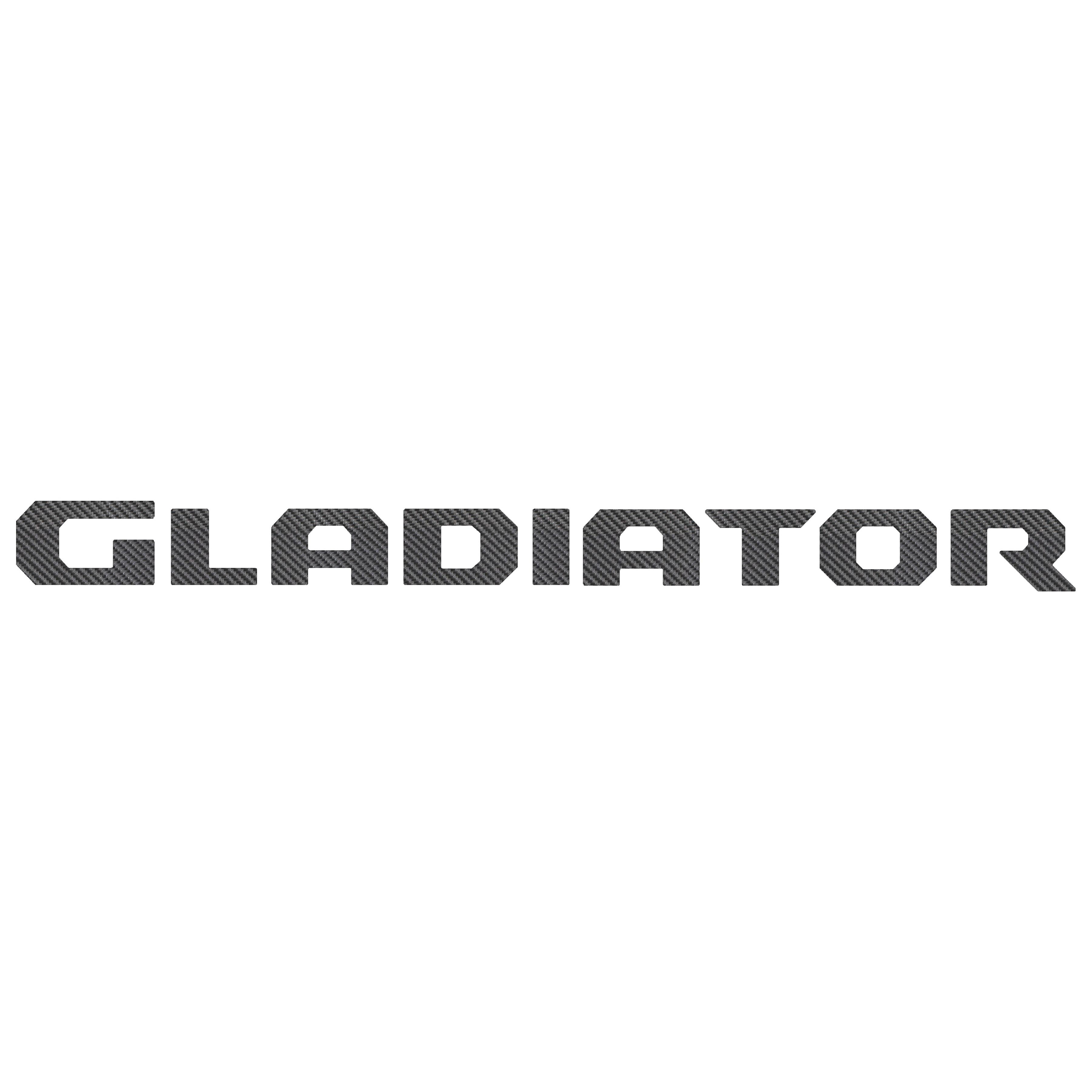 Tailgate Letter Replacement Overlays Fits 2020-2026 Jeep Gladiator