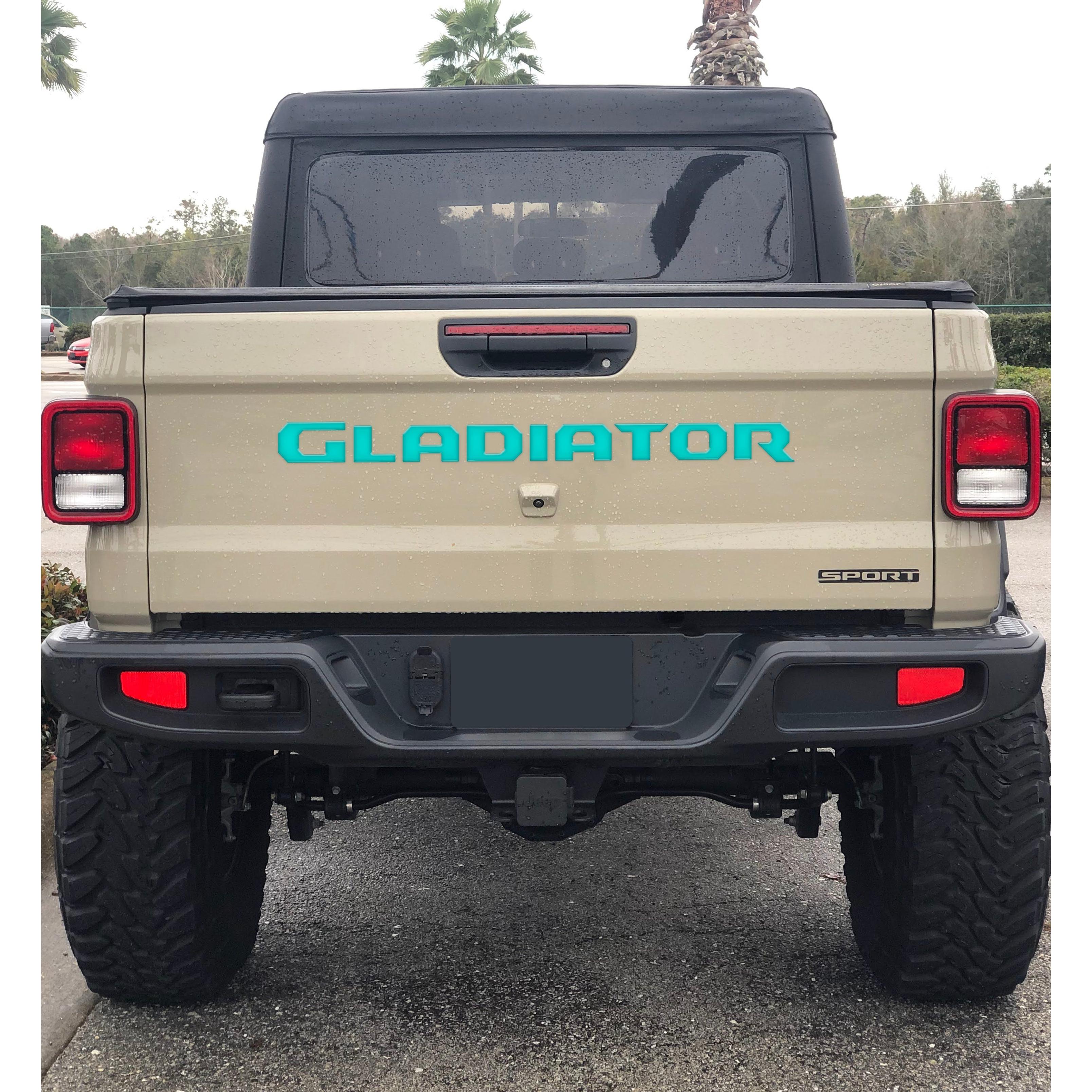 Tailgate Letter Replacement Overlays Fits 2020-2026 Jeep Gladiator