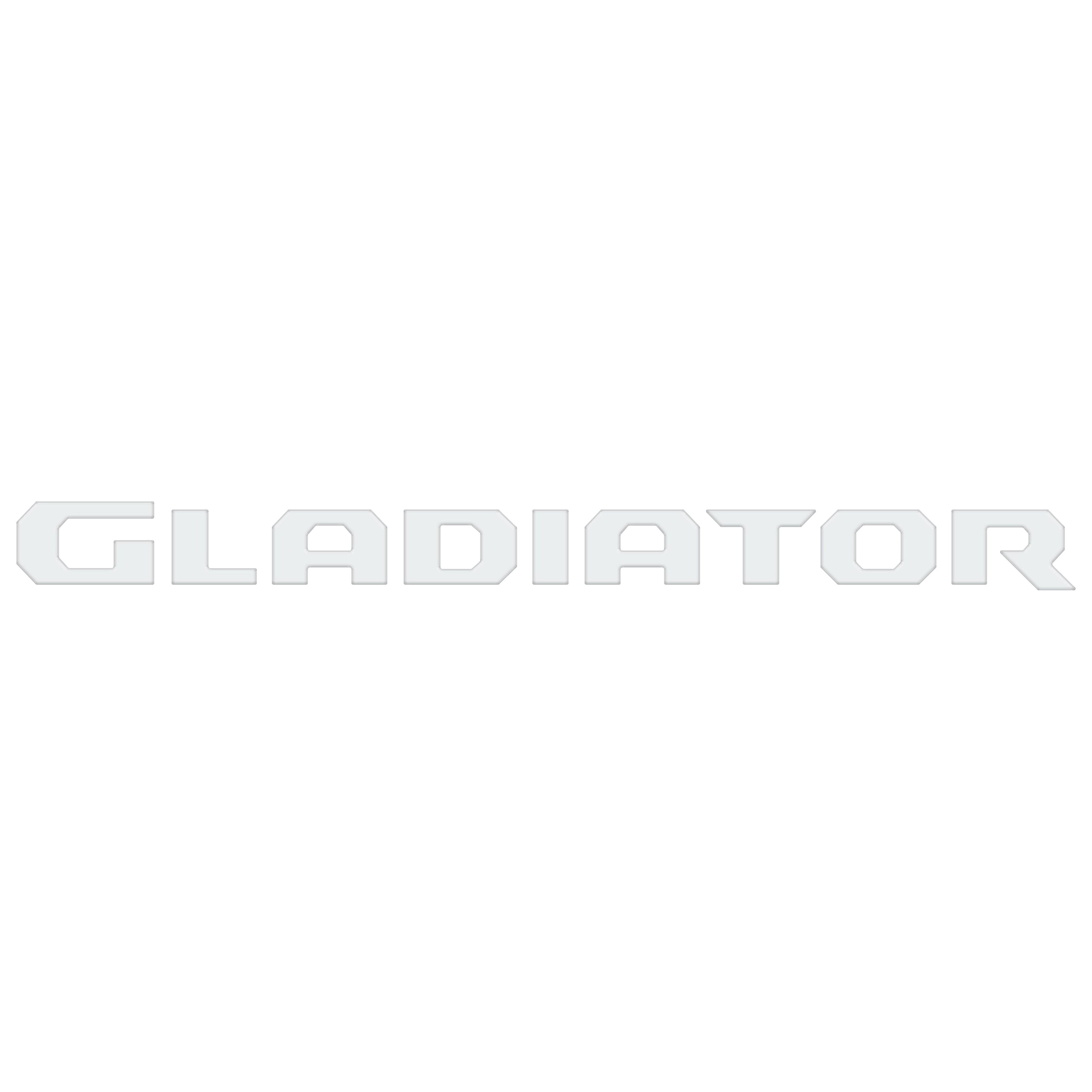 Tailgate Letter Replacement Overlays Fits 2020-2026 Jeep Gladiator