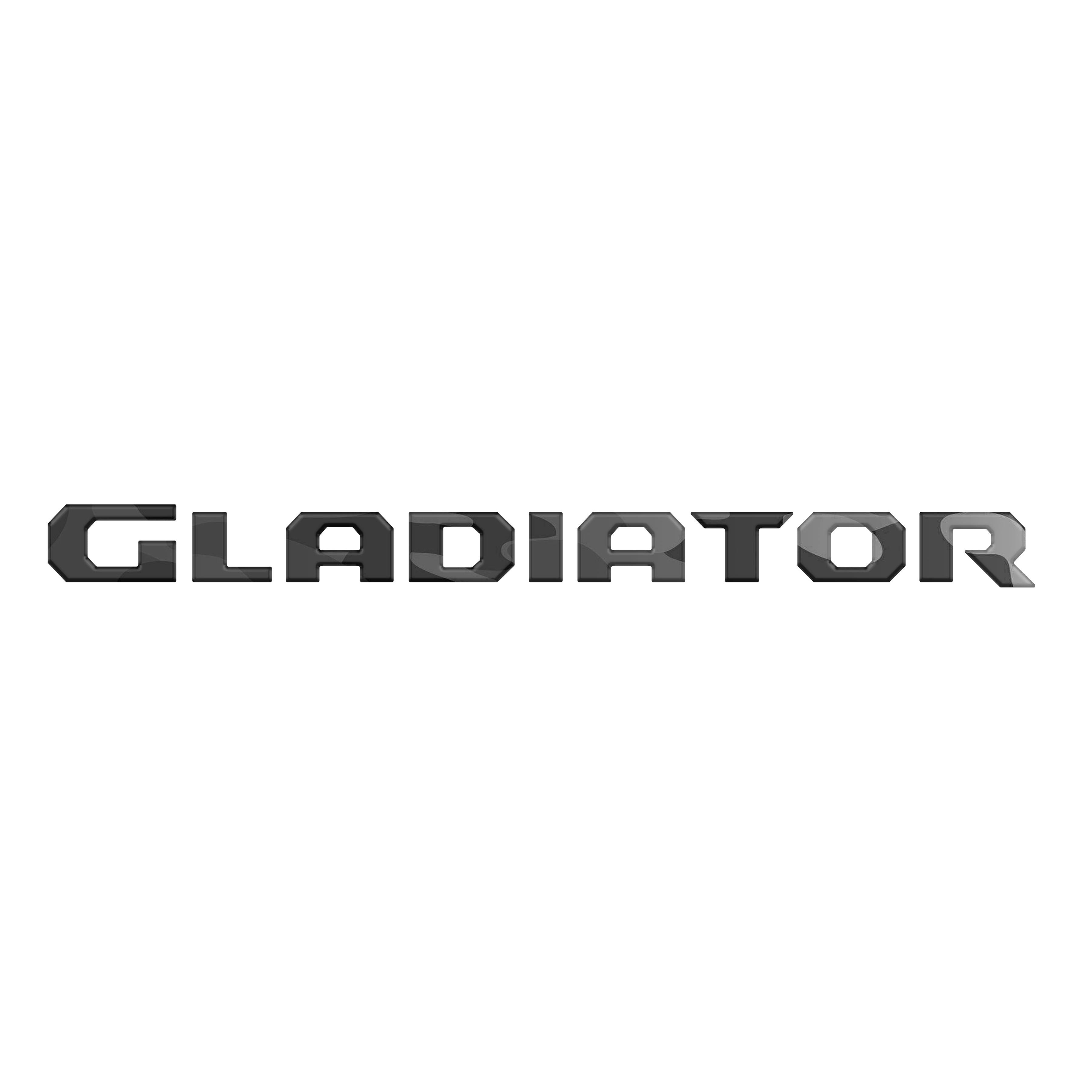 Raised Lettering Decal Fits 2020-2026 Jeep Gladiator