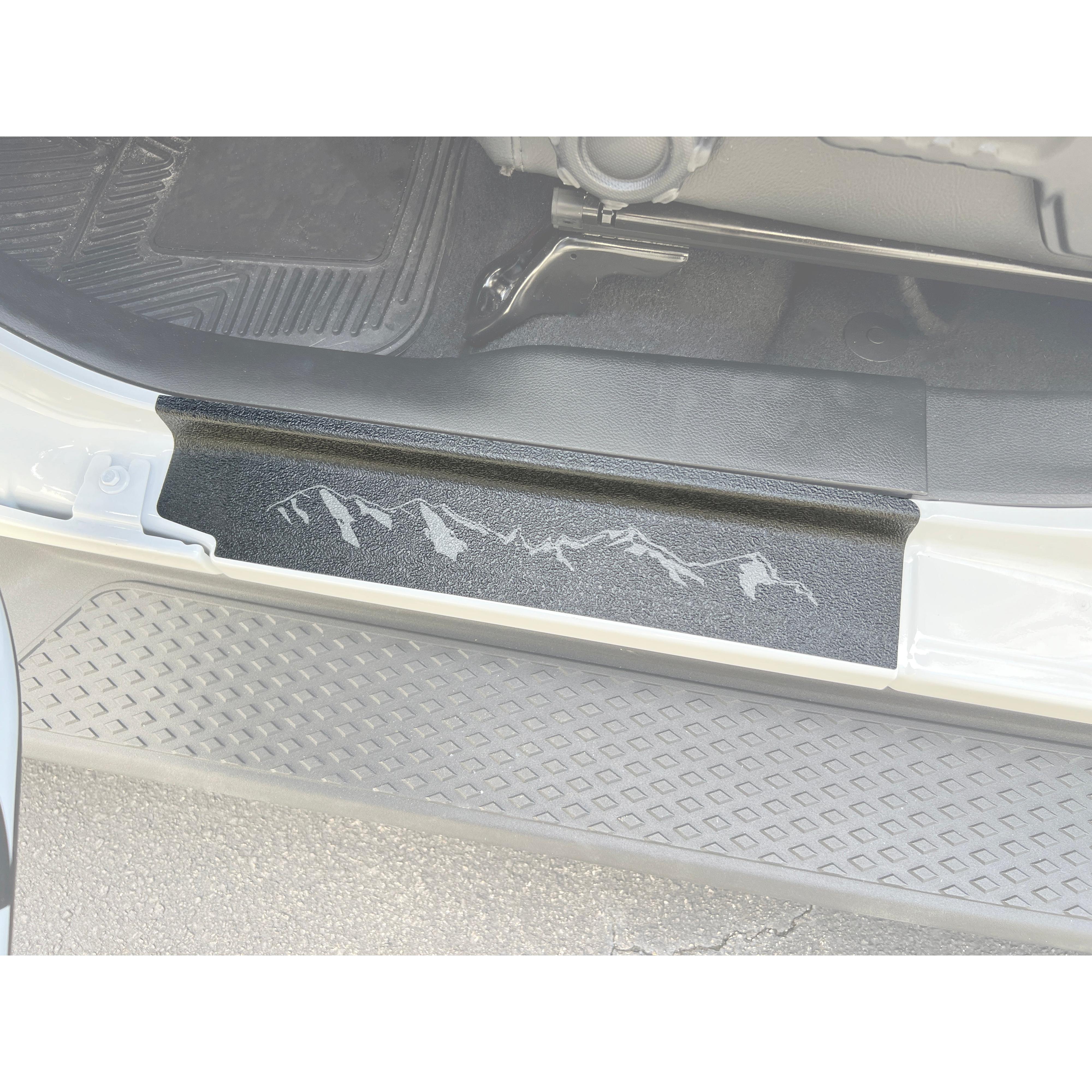 Textured Door Sill Overlays Fits 2019-2026 Jeep Wrangler