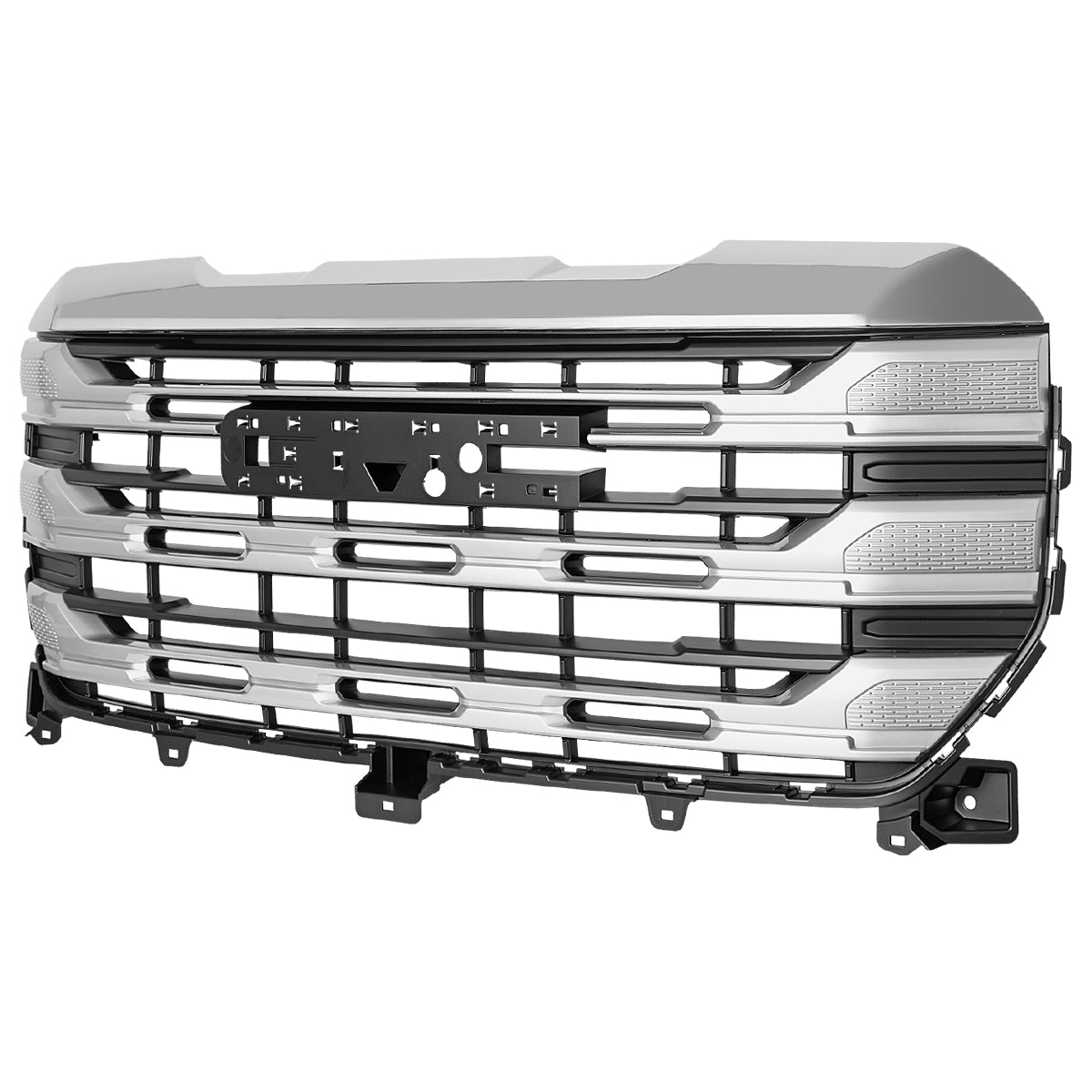 2022-2025 GMC Sierra 1500 Chrome SLE Style Mesh Front Upper Hood Grille