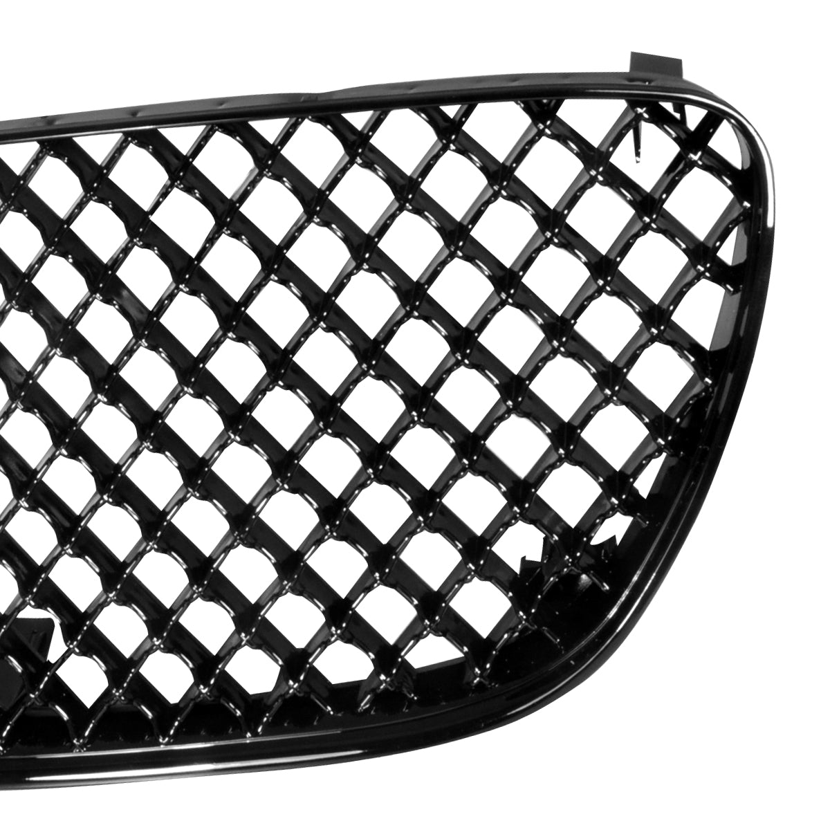2002-2003 Nissan Maxima Glossy Black ABS Mesh Grille