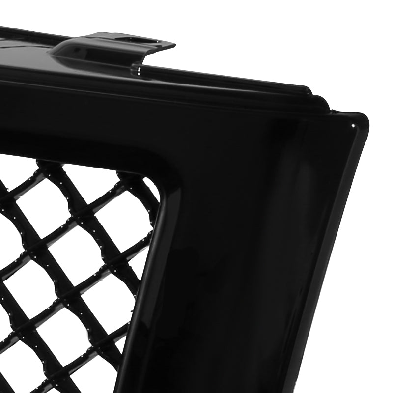 2007-2013 Chevrolet Silverado 1500 Glossy Black ABS Honeycomb Mesh Grille