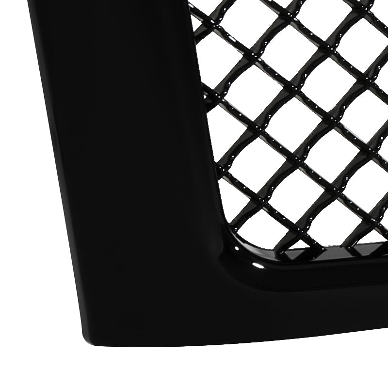 2007-2013 Chevrolet Silverado 1500 Glossy Black ABS Honeycomb Mesh Grille