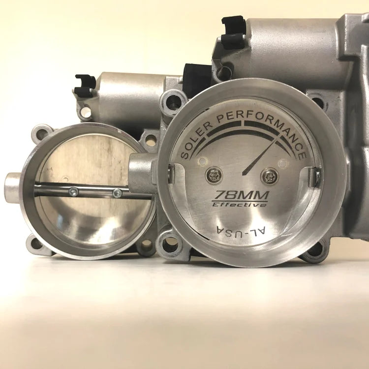 Soler Performance Ported 78MM Throttle Body For Porsche 911, Cayman, Boxster, Macan, Panamera & Cayenne