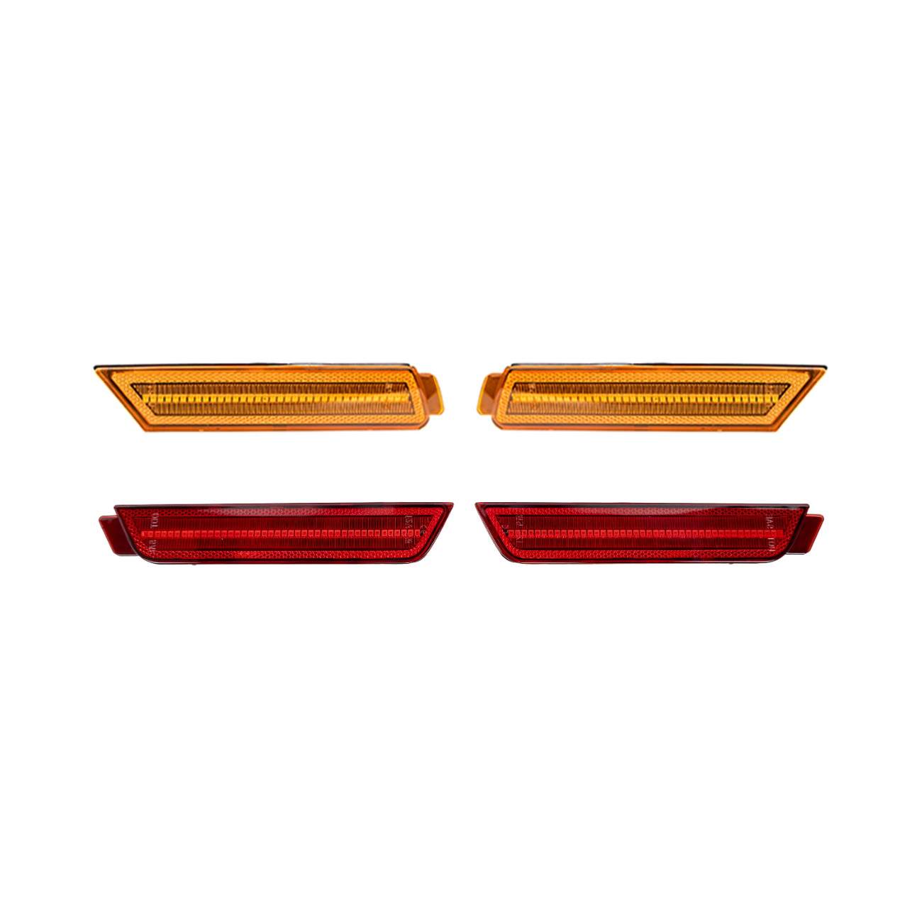 2010-2015 Chevrolet Camaro Front & Rear LED Side Marker Light Set