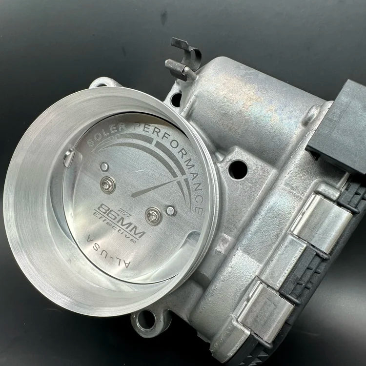 Soler Performance Ported 86MM Throttle Body for Porsche 911, Panamera/Cayenne, 918S