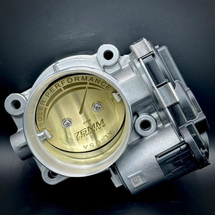 Soler Performance Ported 76MM Throttle Body For Camaro 5 V6, Colorado/Canyon 3.6L V6 (LFX)