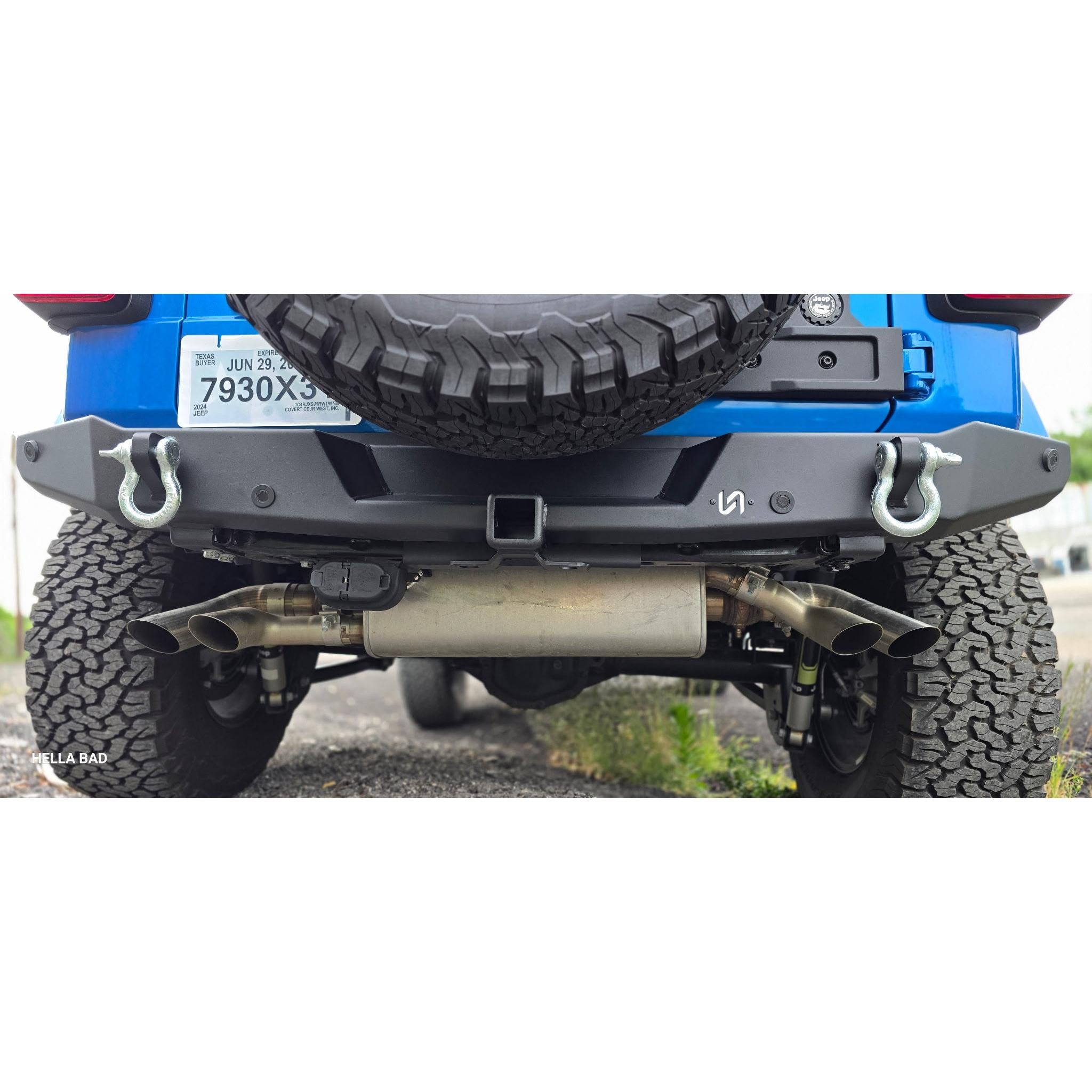 Jeep Wrangler JL Rear Bumper with Hitch Receiver | 2018–2026