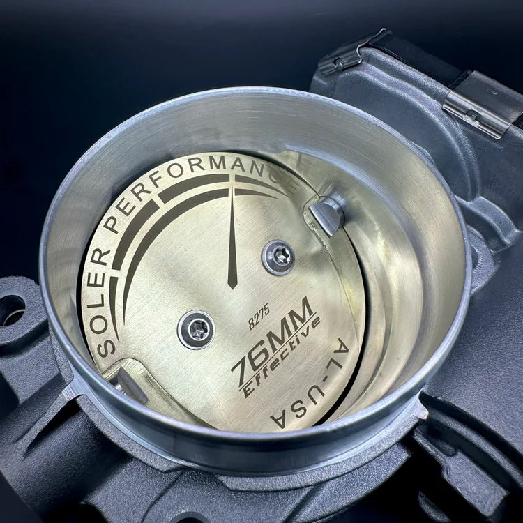 Soler Performance Ported 76MM Throttle Body For LGW/LGY - 3.0L V6 TWIN-TURBO, CADILLAC CT6 & CT5-V