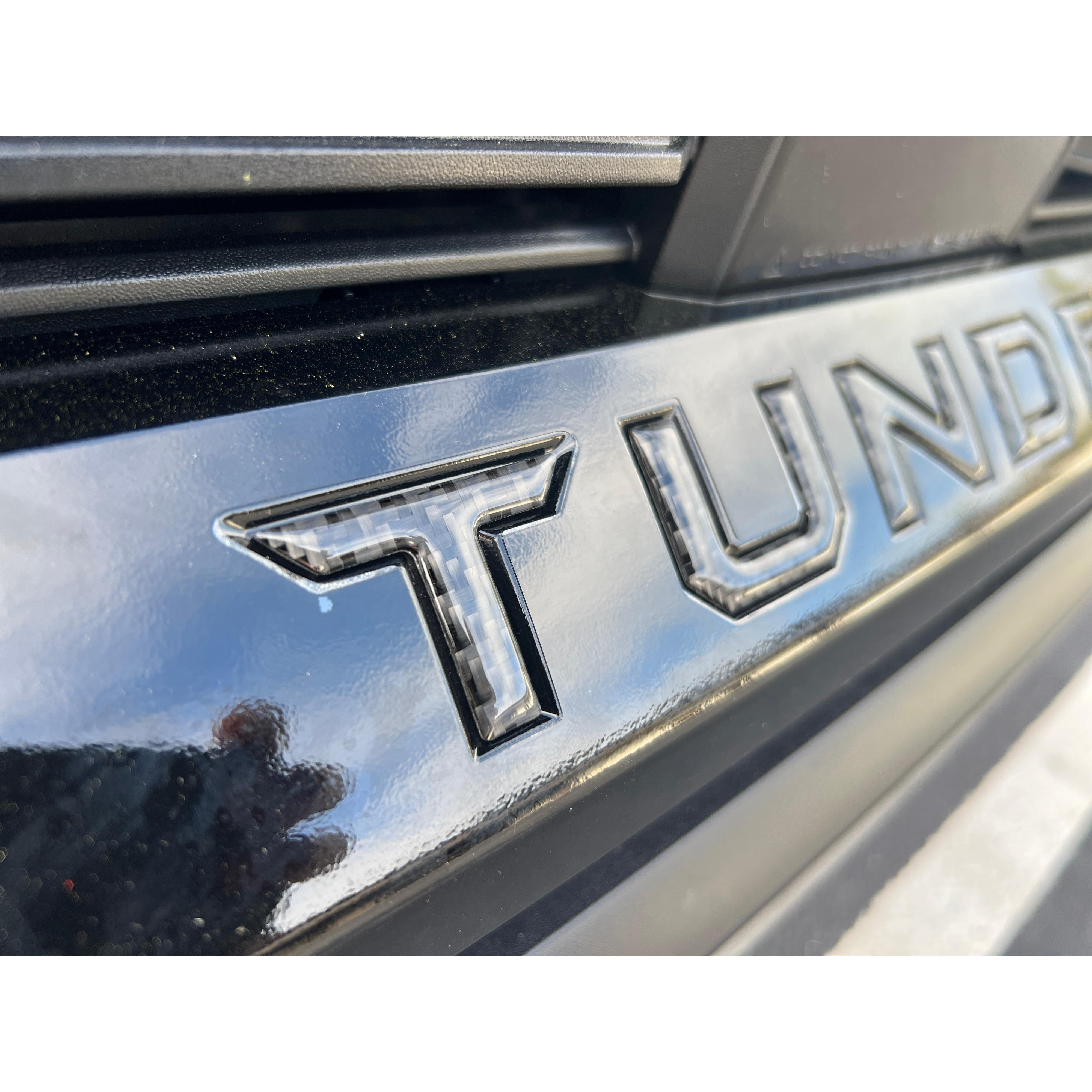 Lower Grille Letter Inserts Fits 2022-2026 Toyota Tundra