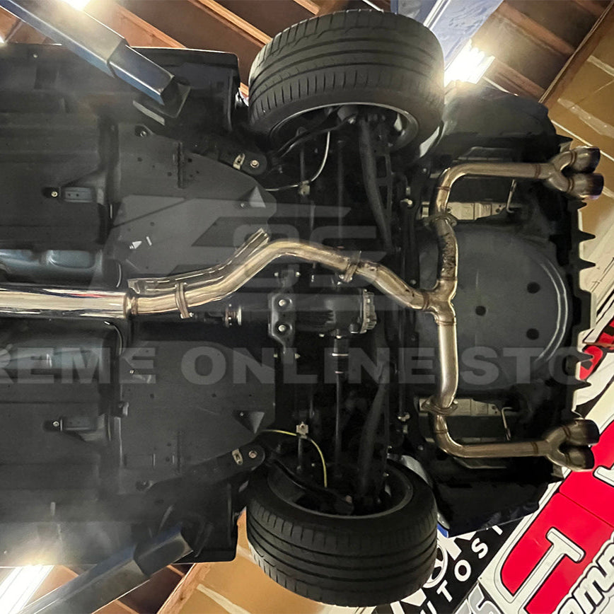 2015-21 Subaru WRX / STi Axle Back Quad Burnt Tips Exhaust