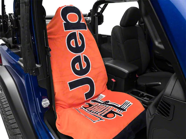 Towel2Go Seat Cover with Jeep and Grille Logo