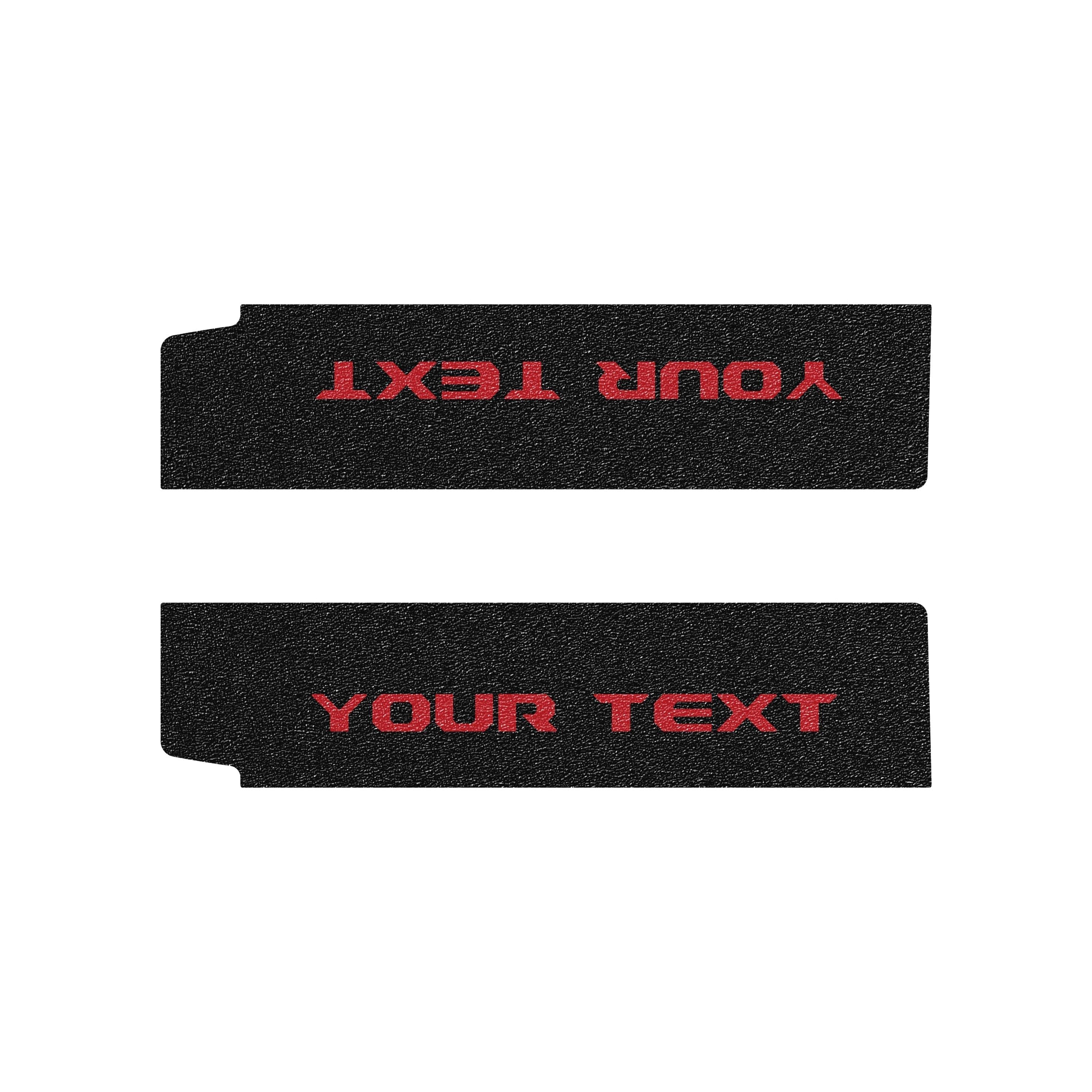 Textured Door Sill Protection Overlays Fits 2019-2026 Jeep Gladiator