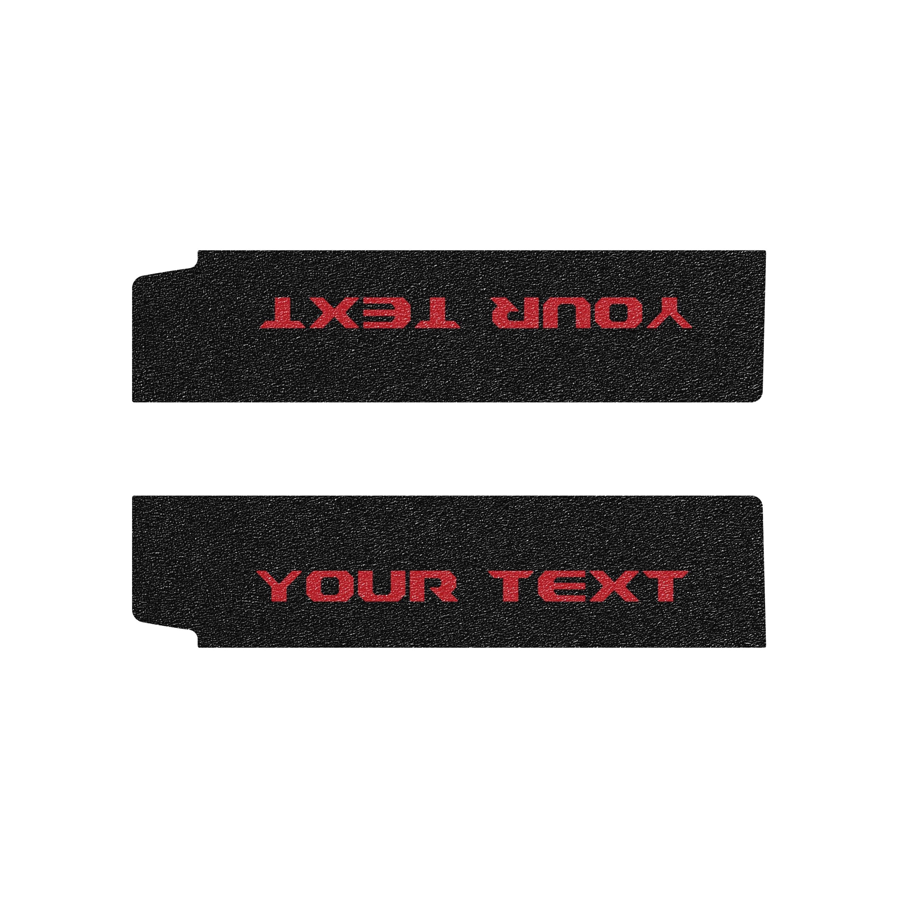 Textured Door Sill Overlays Fits 2019-2026 Jeep Wrangler