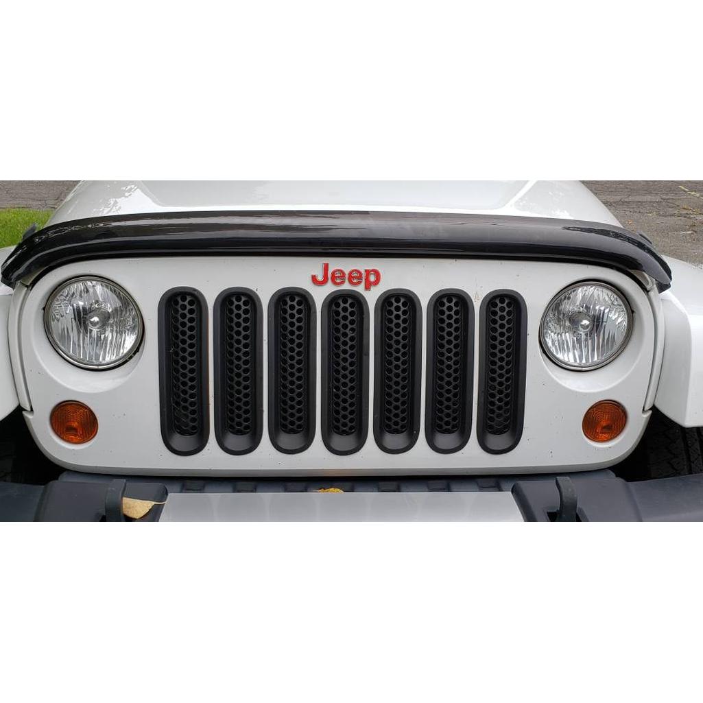 JEEP Wrangler Emblem Overlay Decal Set | Fits JL, JK, TJ & YJ