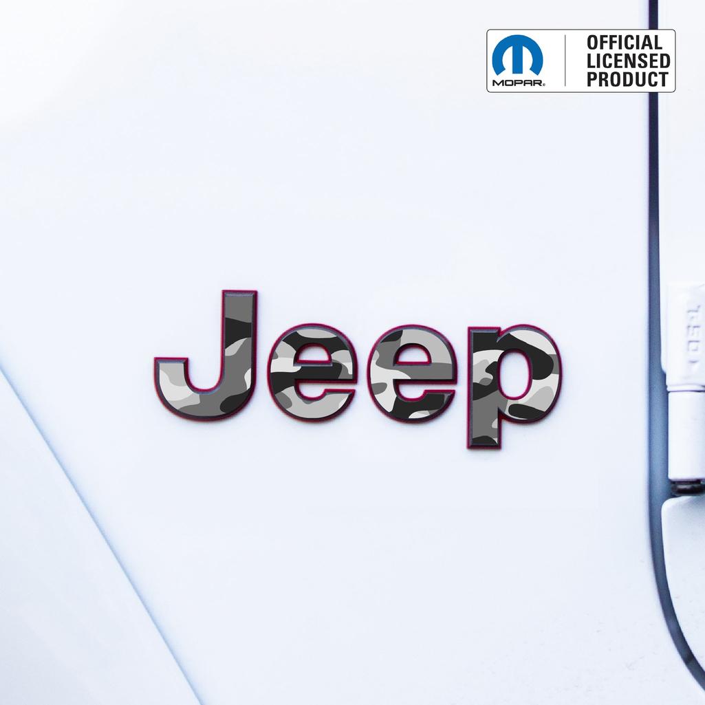 JEEP Gladiator Emblem Overlay Decal Set | Fits 2020+ Jeep Gladiator