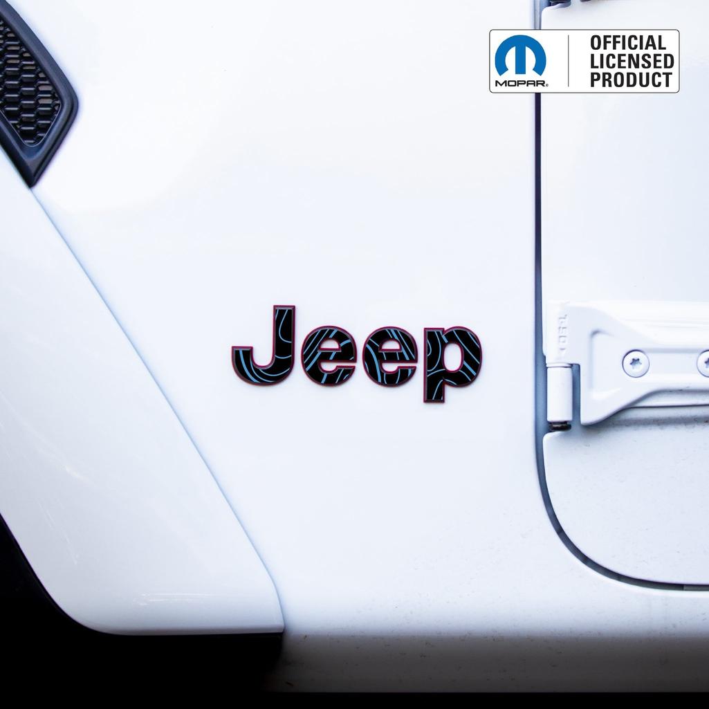 JEEP Gladiator Emblem Overlay Decal Set | Fits 2020+ Jeep Gladiator