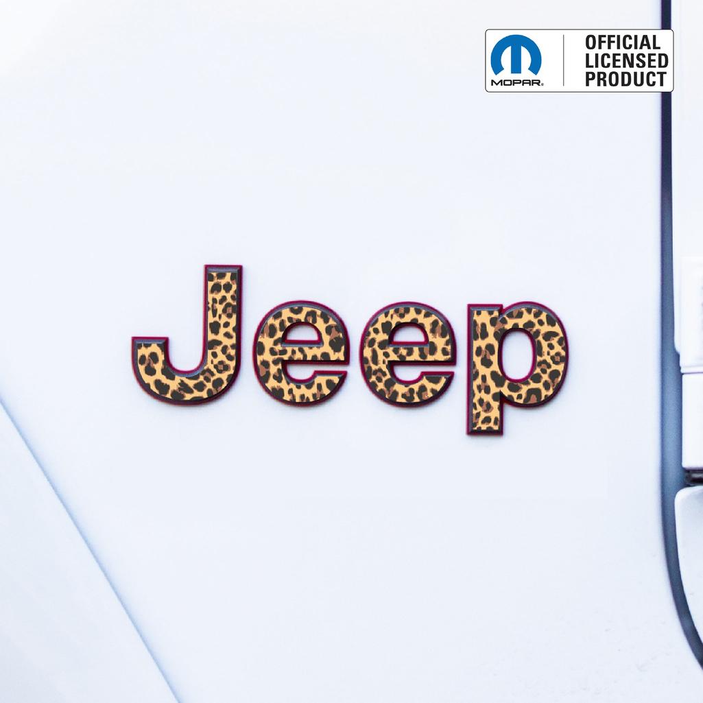 JEEP Wrangler Emblem Overlay Decal Set | Fits JL, JK, TJ & YJ