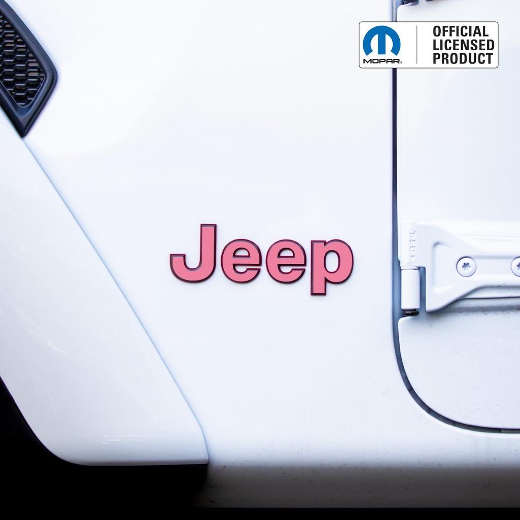 JEEP Wrangler Emblem Overlay Decal Set | Fits JL, JK, TJ & YJ