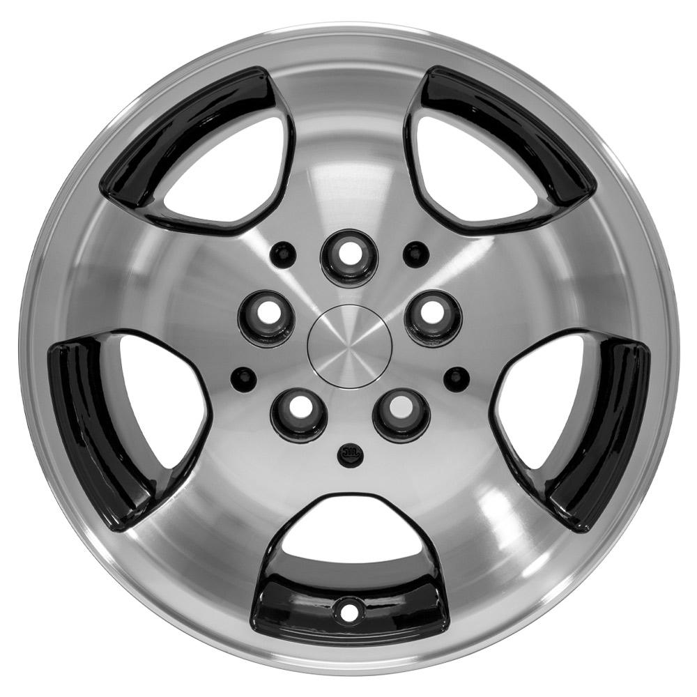15" Replica JP08 fits Jeep Wrangler 15x8 Machined-SR1 Performance