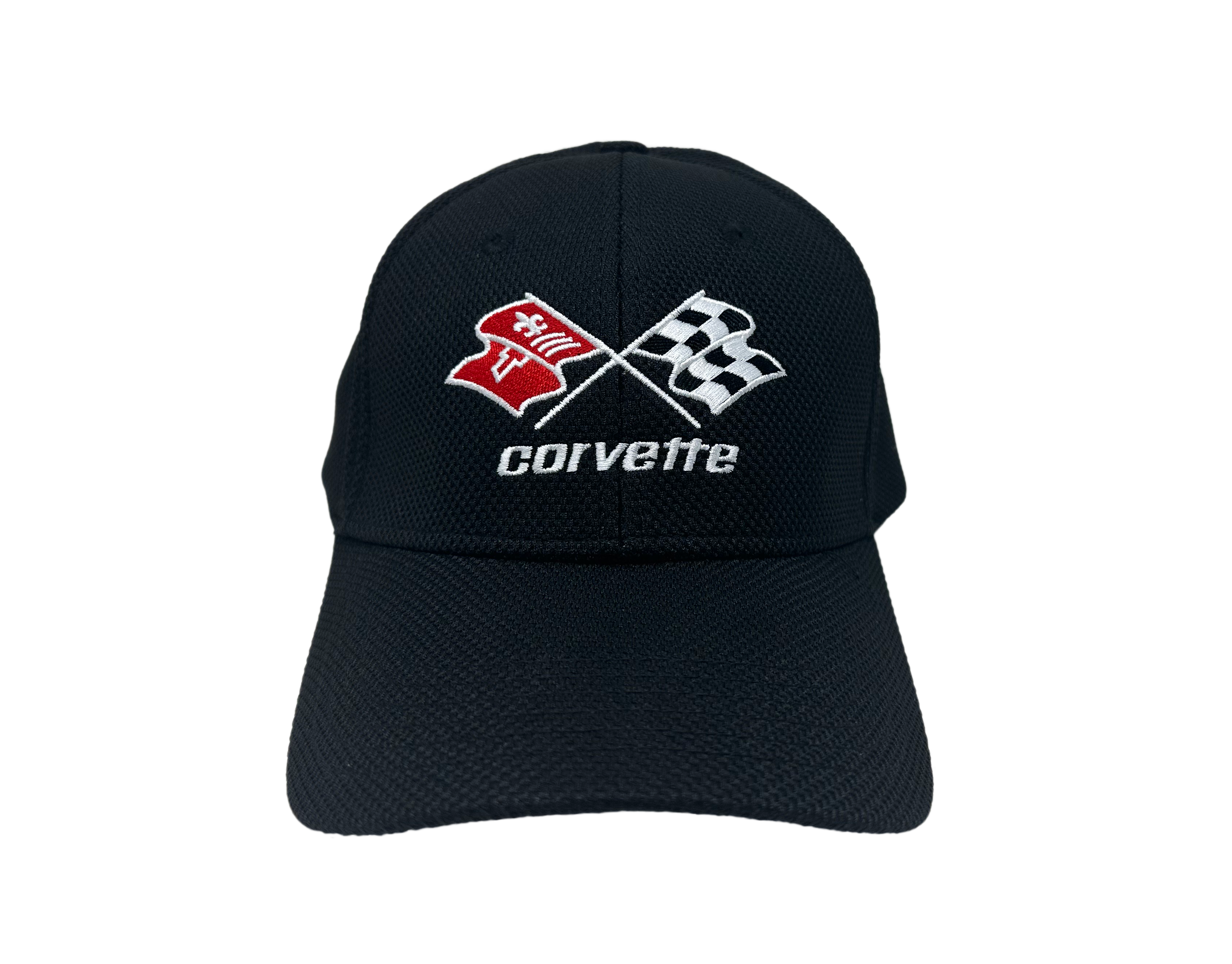 C3 Embroidered Corvette Stretch Fit Hat : Black