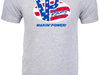 VP Racing Fuels - American Logo Tee - Softstyle USA Flag T-Shirt