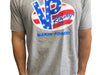 VP Racing Fuels - American Logo Tee - Softstyle USA Flag T-Shirt