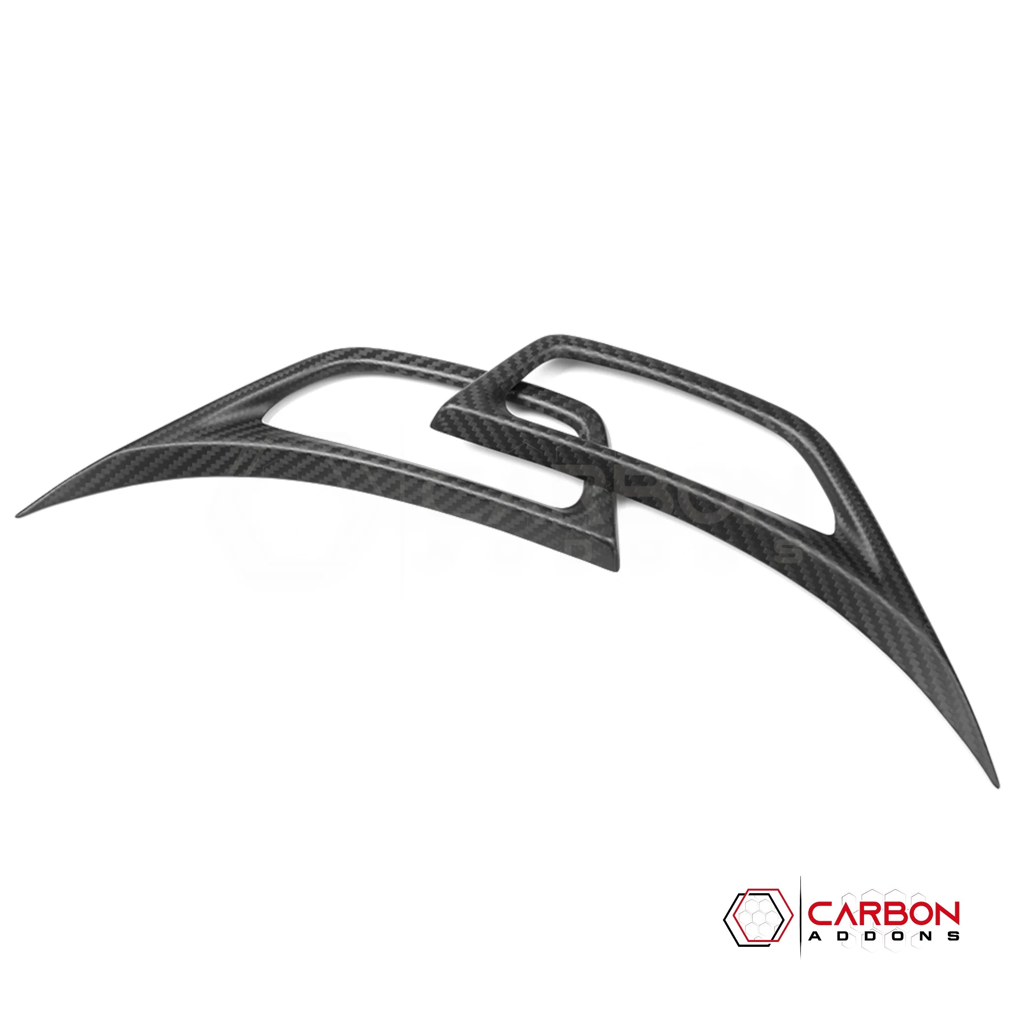 Jeep Gladiator JT & Wrangler JL Front Fender Side Vent Trim Cover – Real Dry Carbon Fiber (Glossy or Matte) 2020–Current