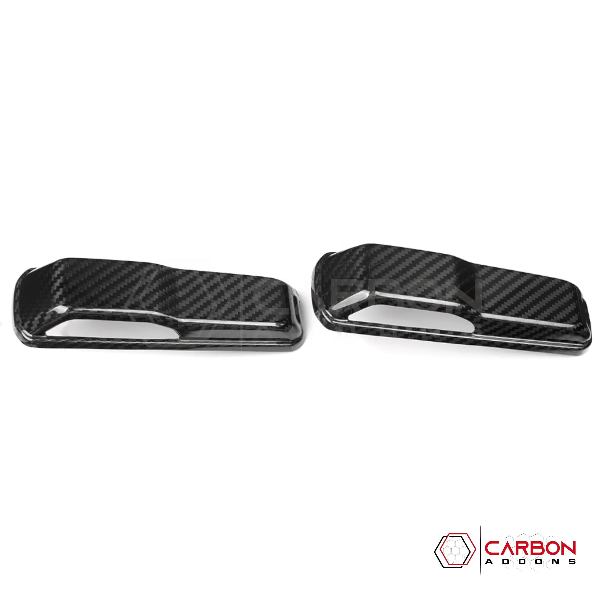 Jeep Gladiator JT & Wrangler JL Windshield Hold Down Bracket Cover – Real Dry Carbon Fiber (Glossy or Matte) 2020–Current