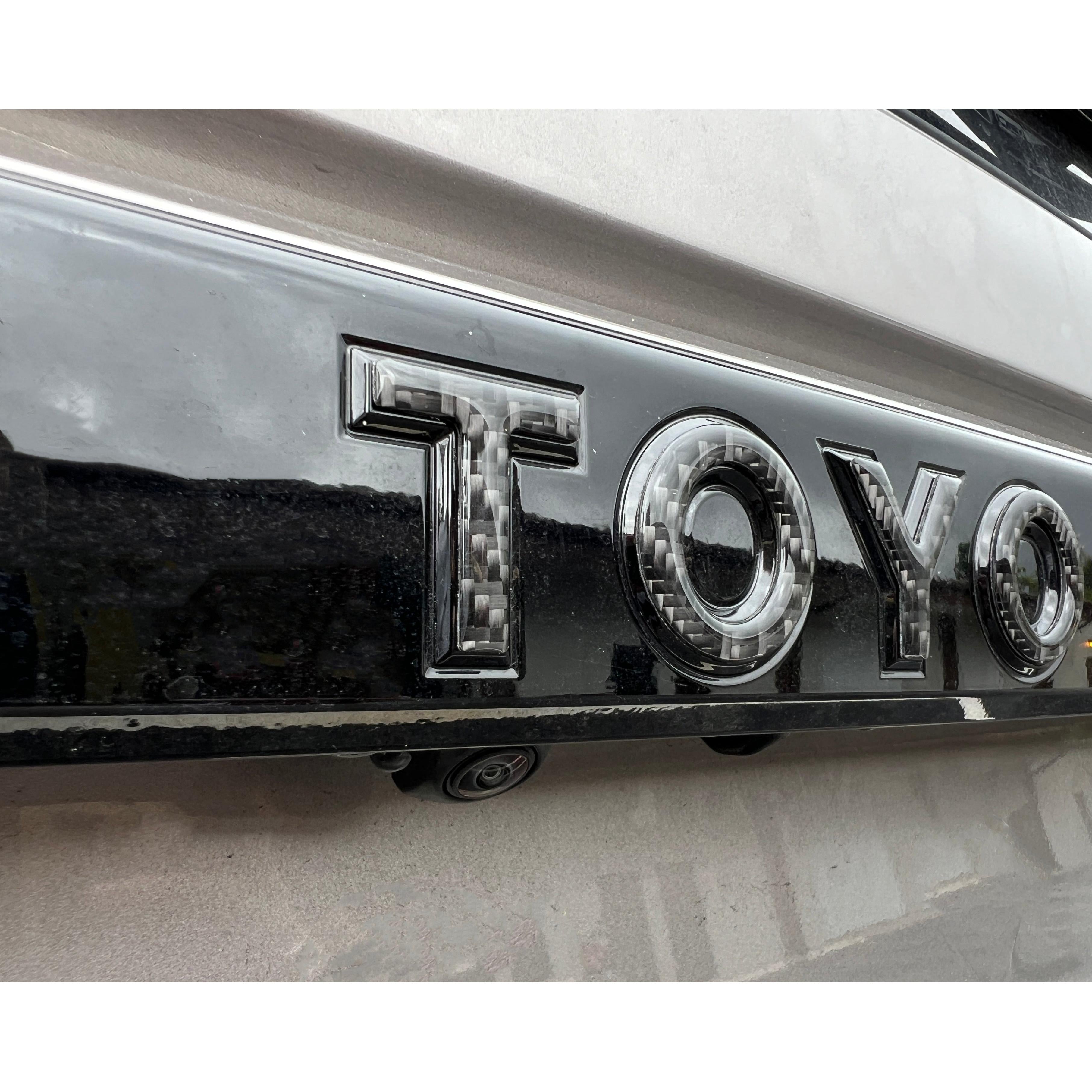Rear Lift Gate Letter Overlays Fits 2024-2026 Toyota Land Cruiser