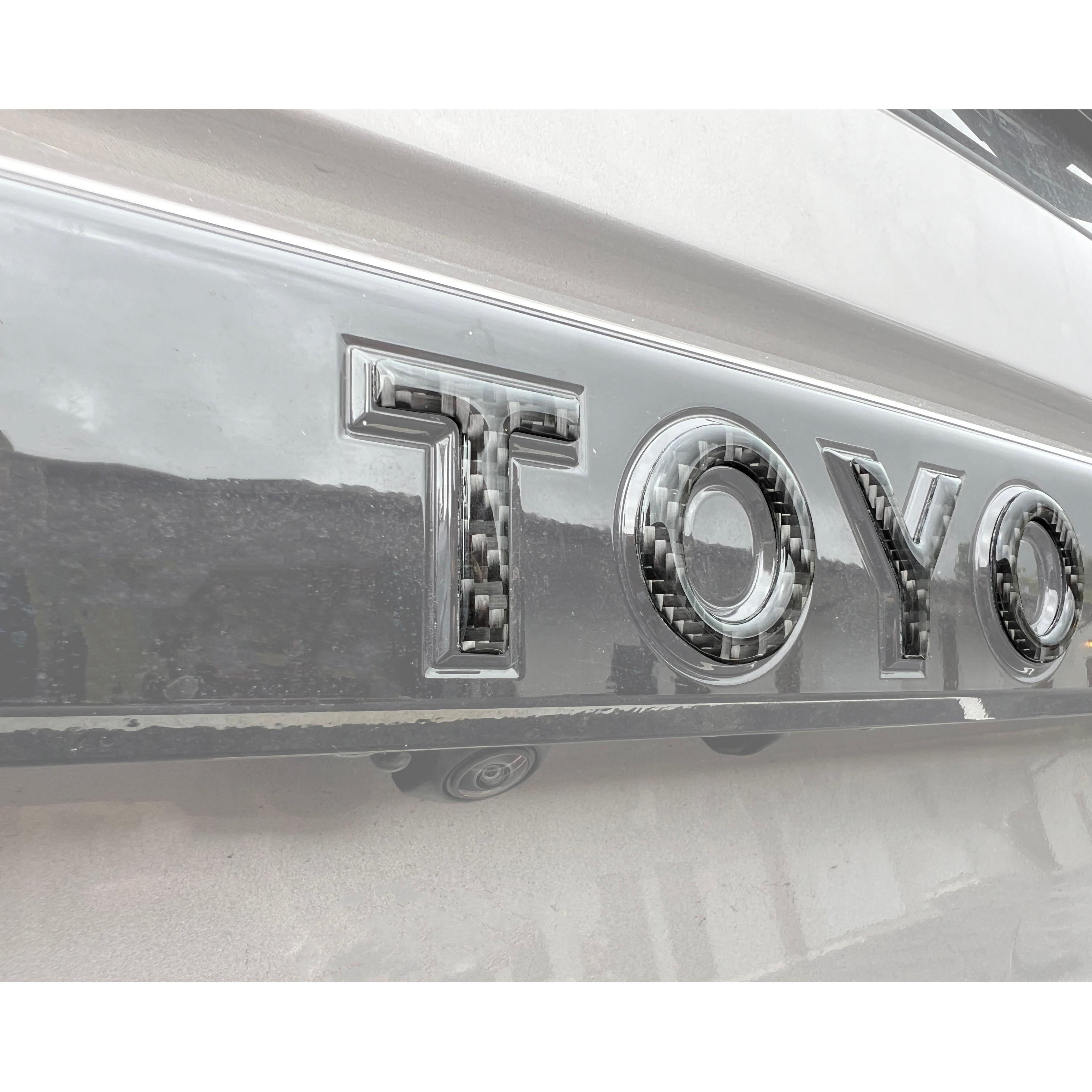 Rear Lift Gate Letter Overlays Fits 2024-2026 Toyota Land Cruiser