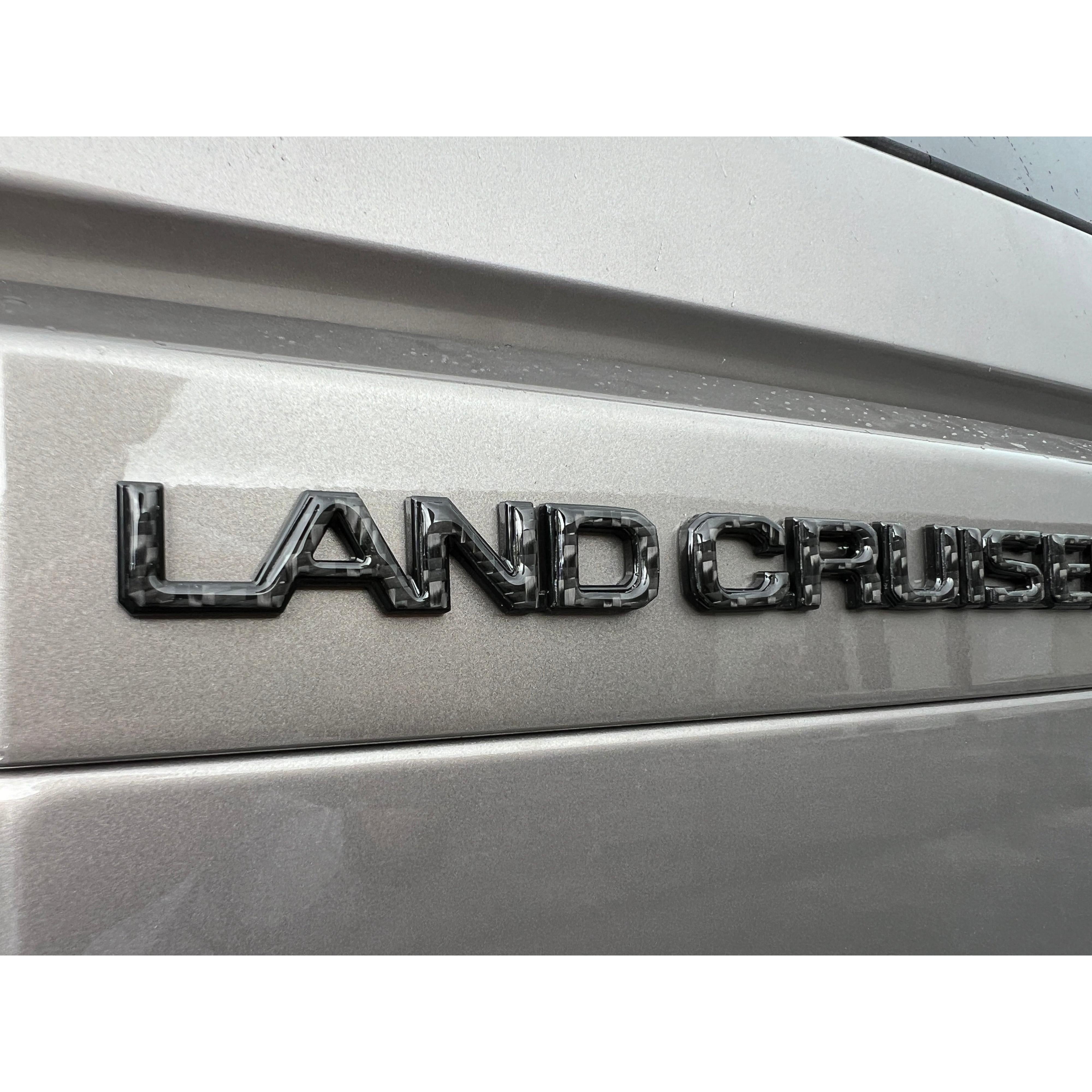Rear Liftgate Letter Overlays Fits 2024-2026 Toyota Land Cruiser