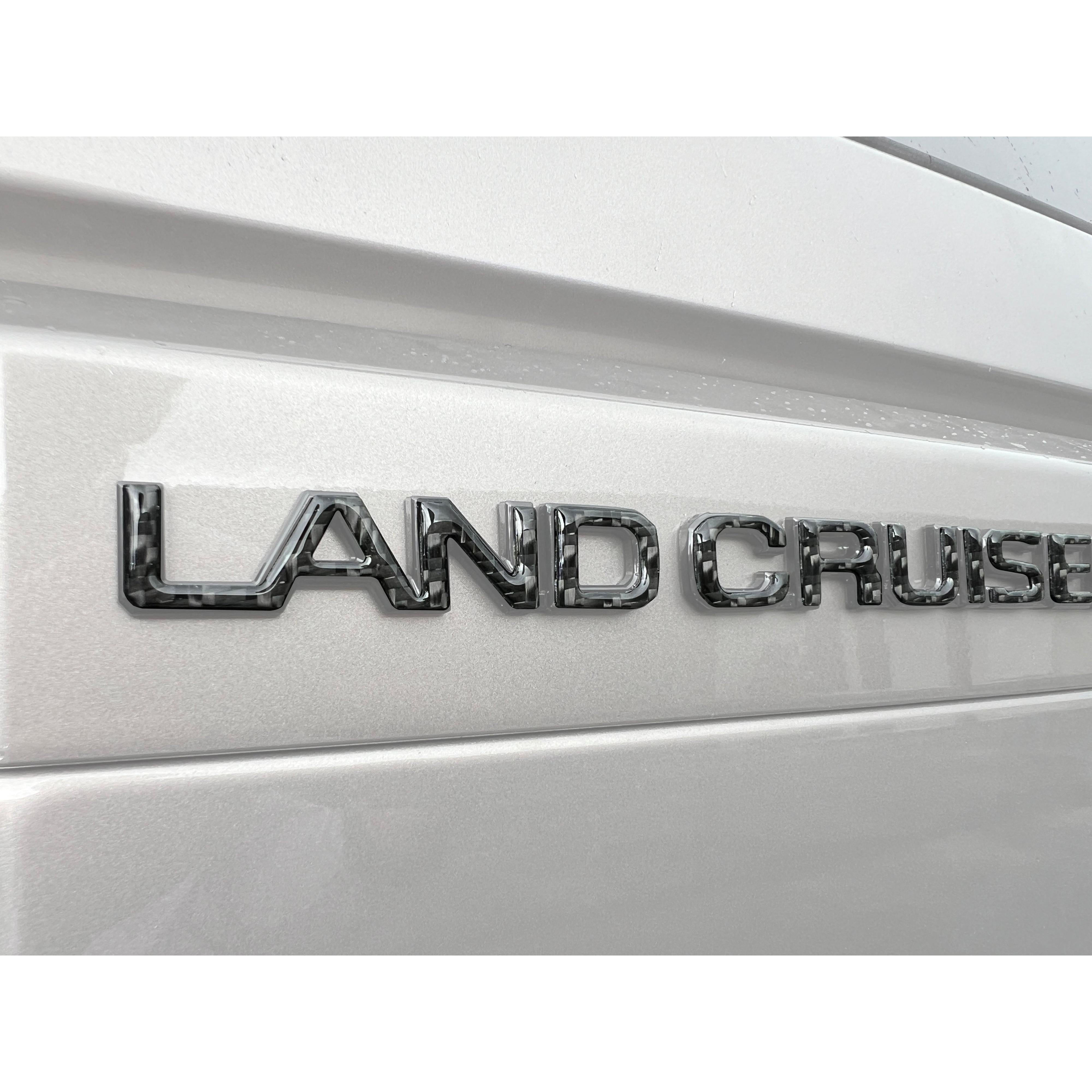 Rear Liftgate Letter Overlays Fits 2024-2026 Toyota Land Cruiser