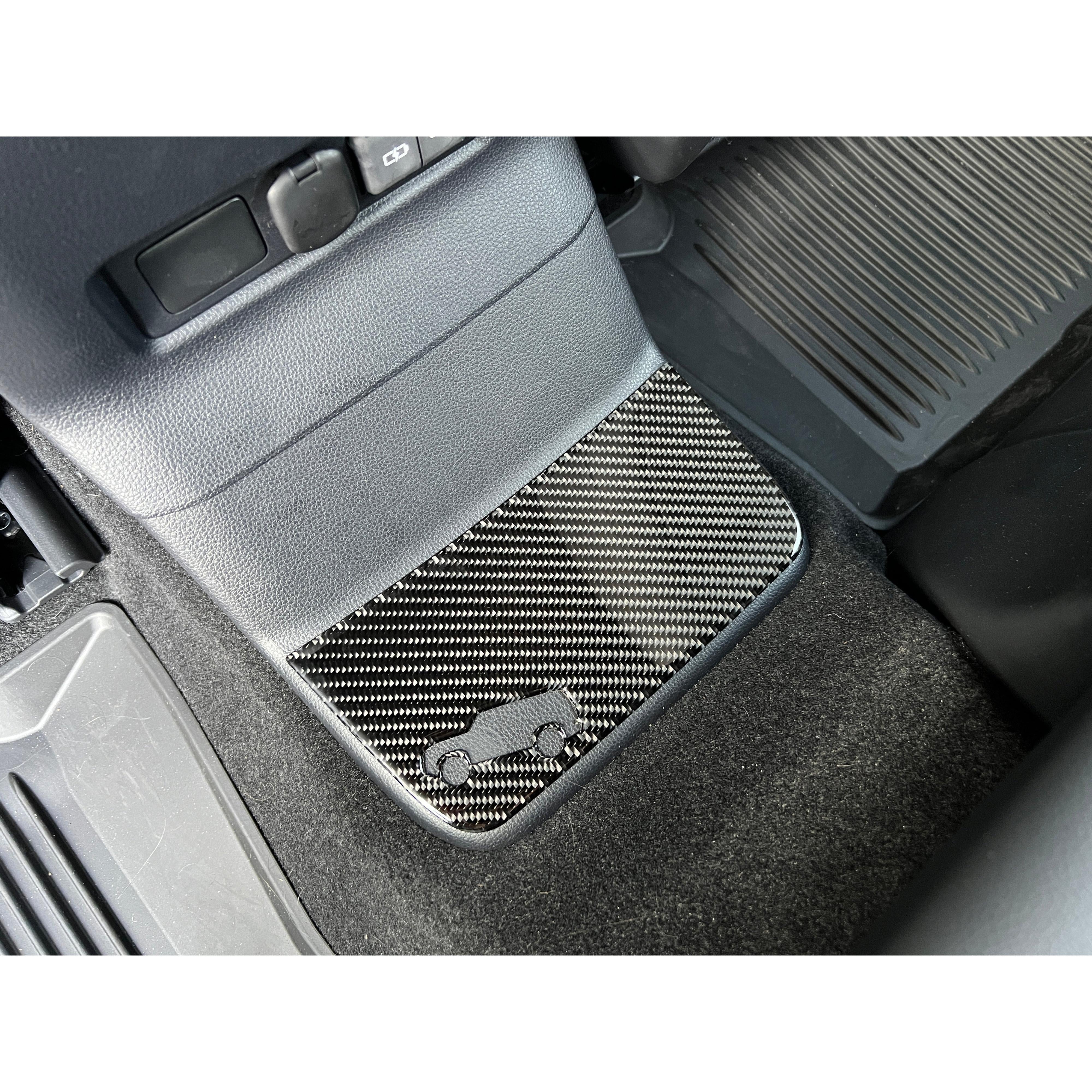Rear Center Console Kick Plate Overlays Fits 2024-2026 Toyota Land Cruiser