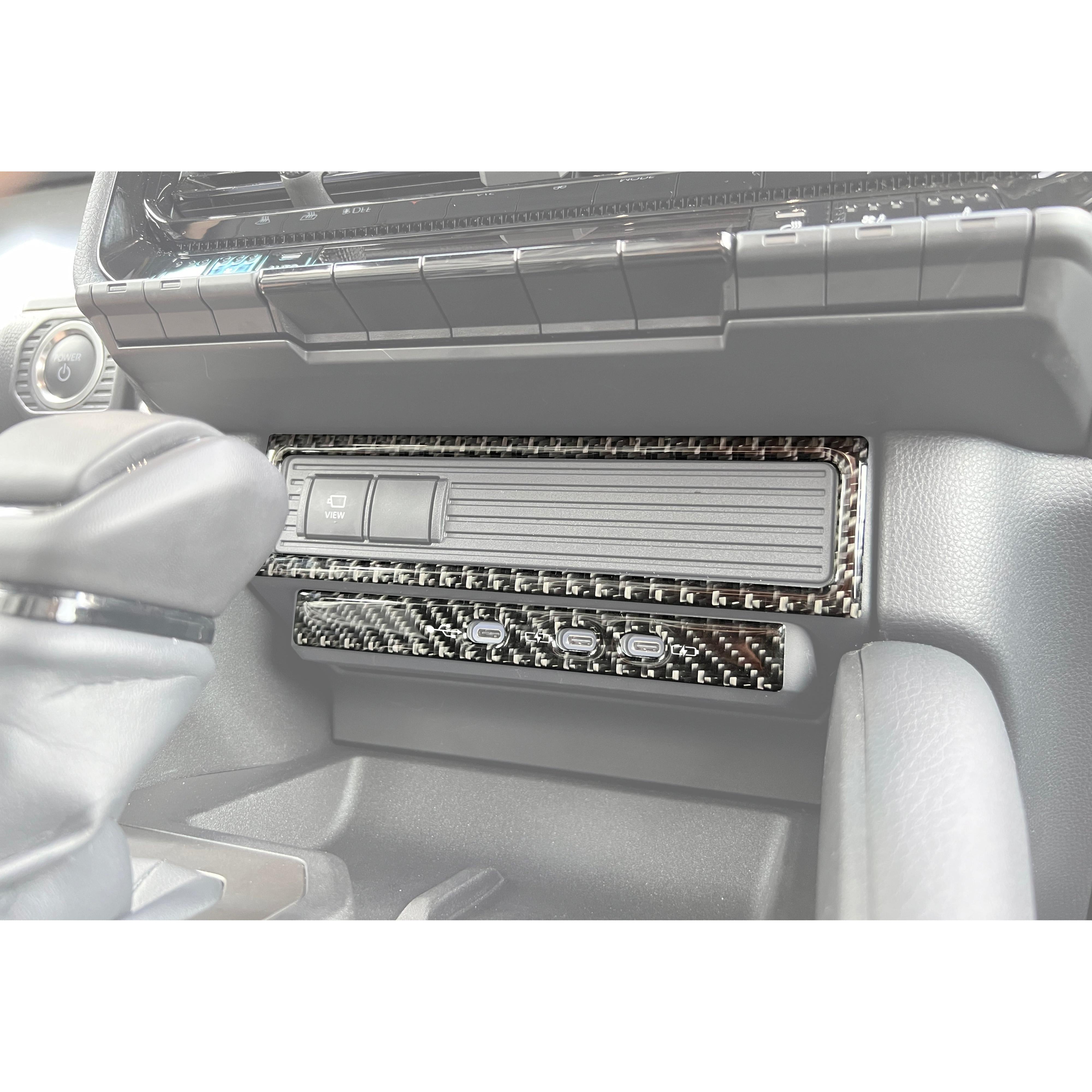 Charge Port Accent Trim Fits 2024-2026 Toyota Land Cruiser
