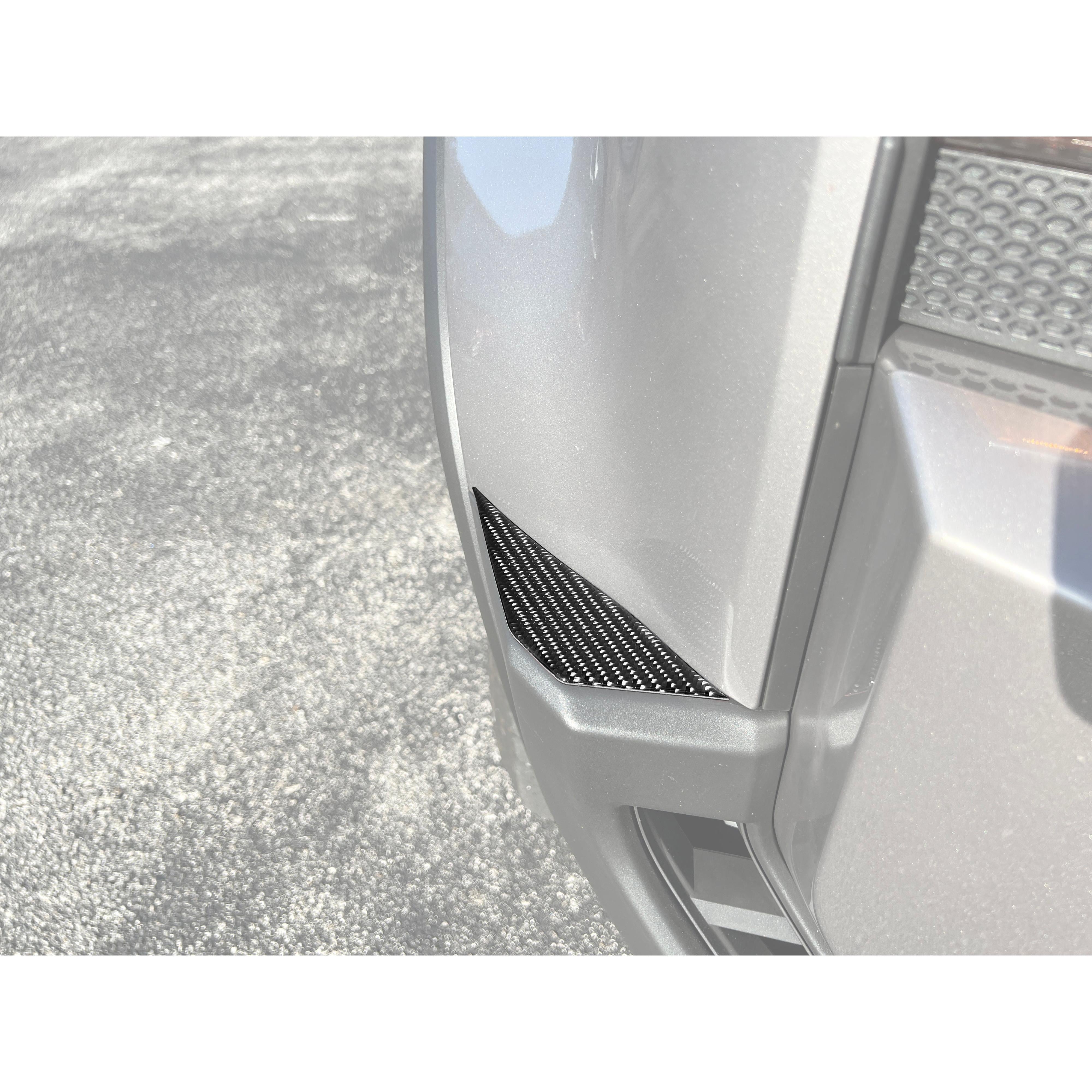 Front Bumper Top Sides Overlays Fits 2024-2026 Toyota Land Cruiser